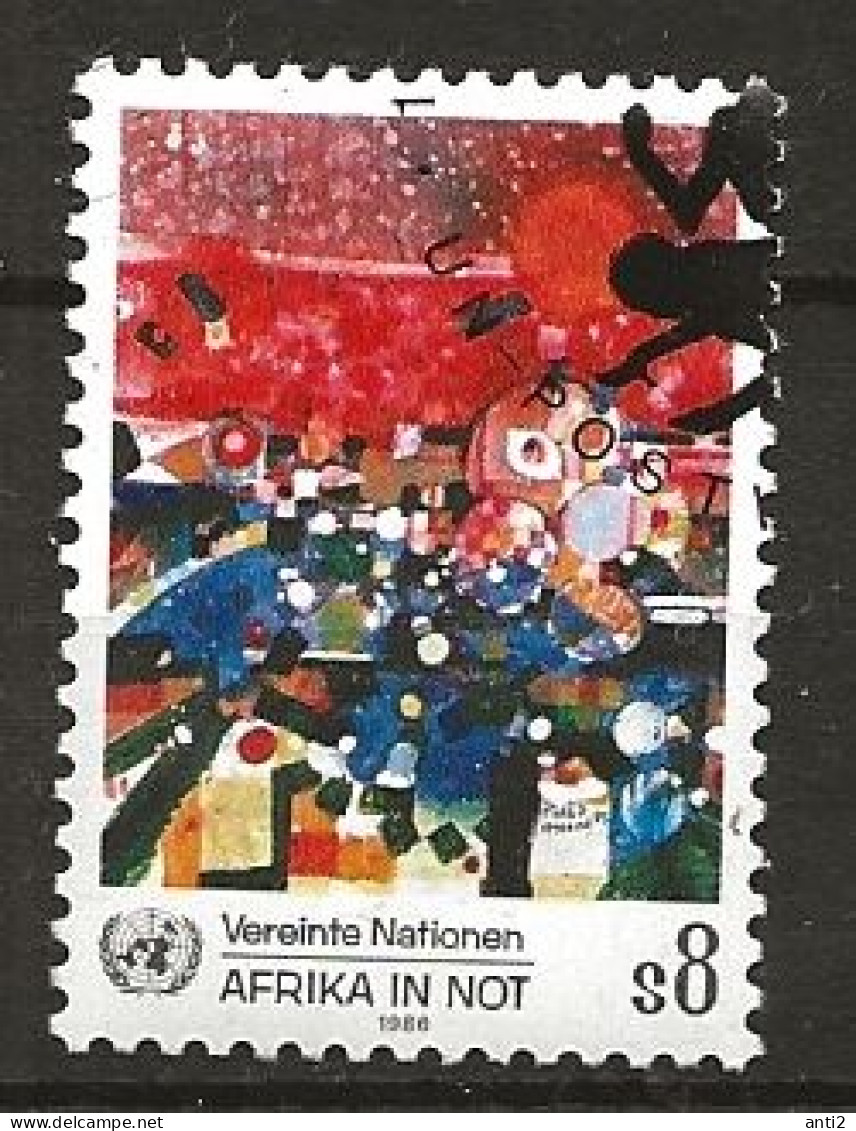 United Nations Vienna 1986  Africa In Distress, Mi 55 Cancelled - Gebraucht