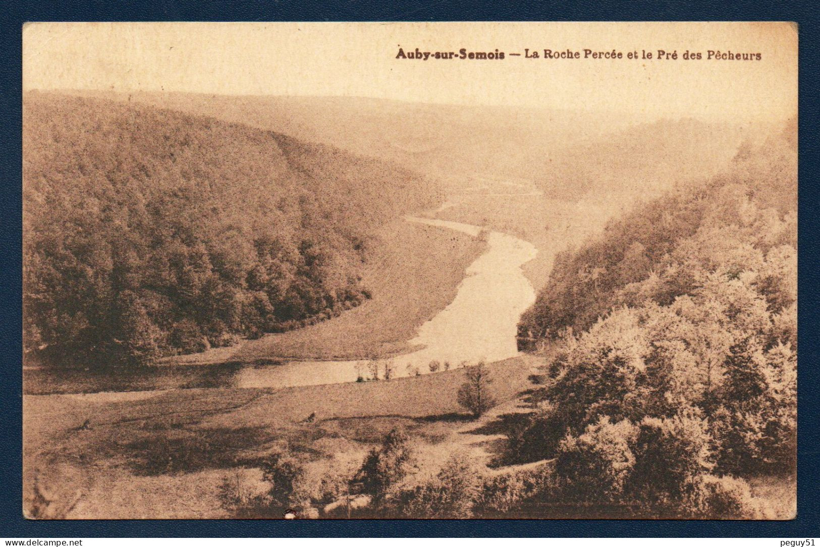 Auby-sur-Semois.( Bertrix). La Roche Percée Et Le Pré Des Pêcheurs - Bertrix