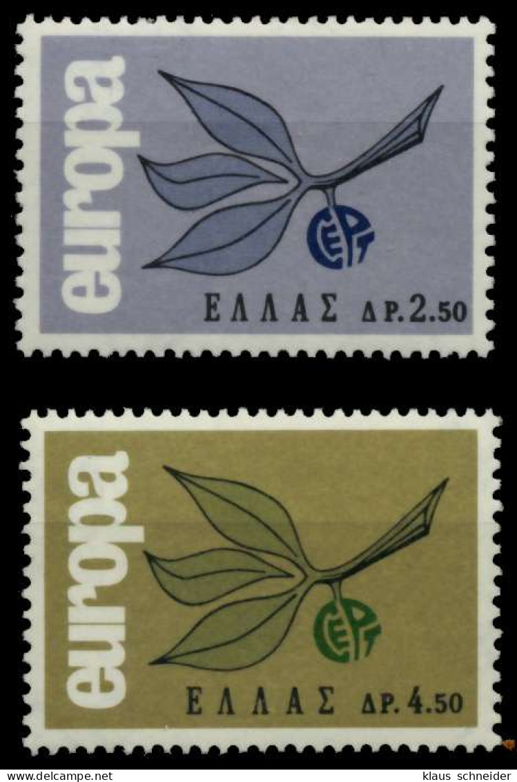 GRIECHENLAND 1965 Nr 890-891 Postfrisch S04222A - Unused Stamps