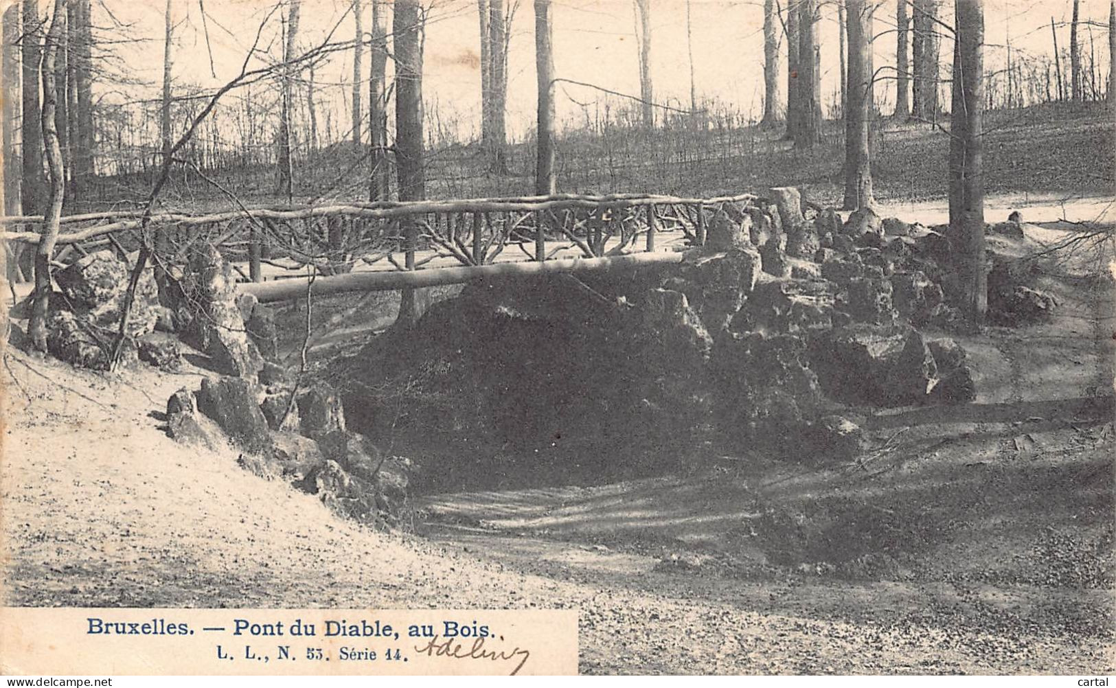 BRUXELLES - Pont Du Diable, Au Bois. - Bossen, Parken, Tuinen