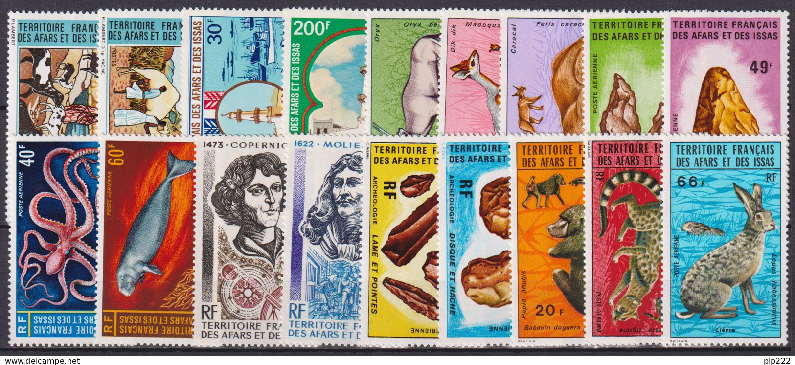 Afars Et Des Issas 1973 Y.T.381/82,A78/90,A94/96 **/MNH VF - Unused Stamps