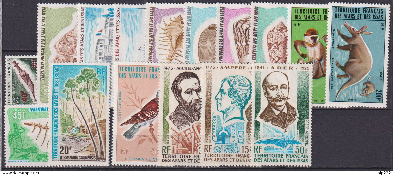 Afars Et Des Issas 1975 Y.T.393/96,400/03,408/09,414/15,A105/08 **/MNH VF - Unused Stamps