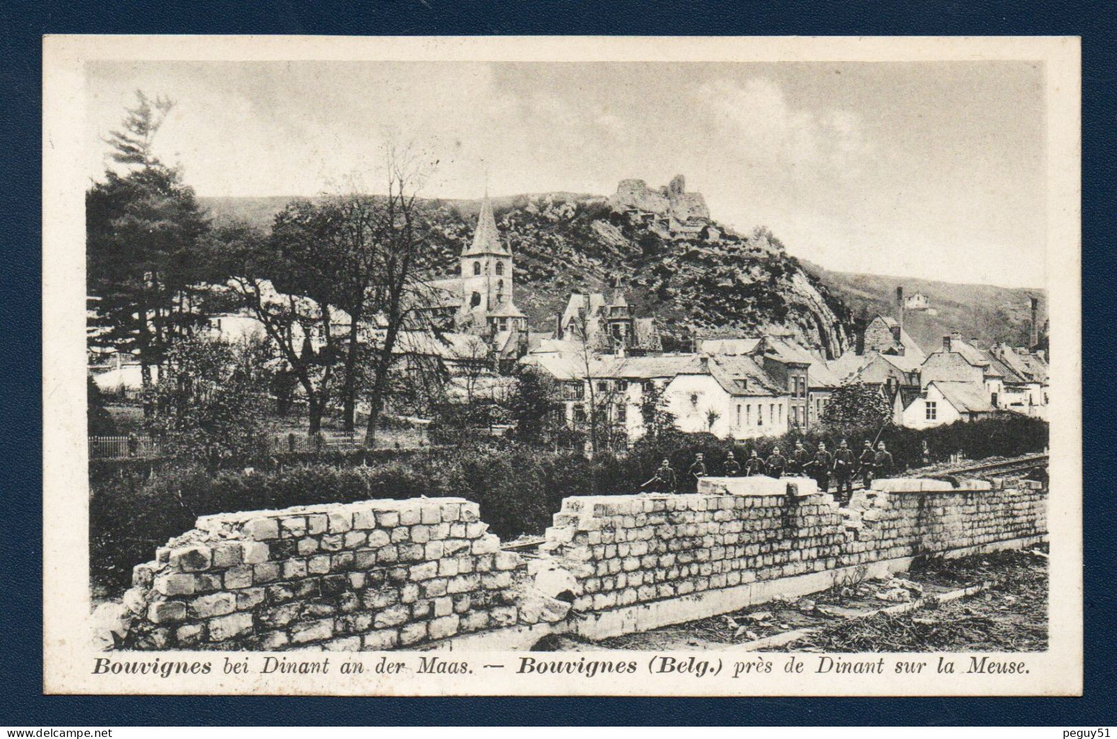 Bouvignes Bei Dinant An Der Maas. Eglise Saint-Lambert. Village Occupé Par Les Allemands. 23 Août 1914 - Dinant