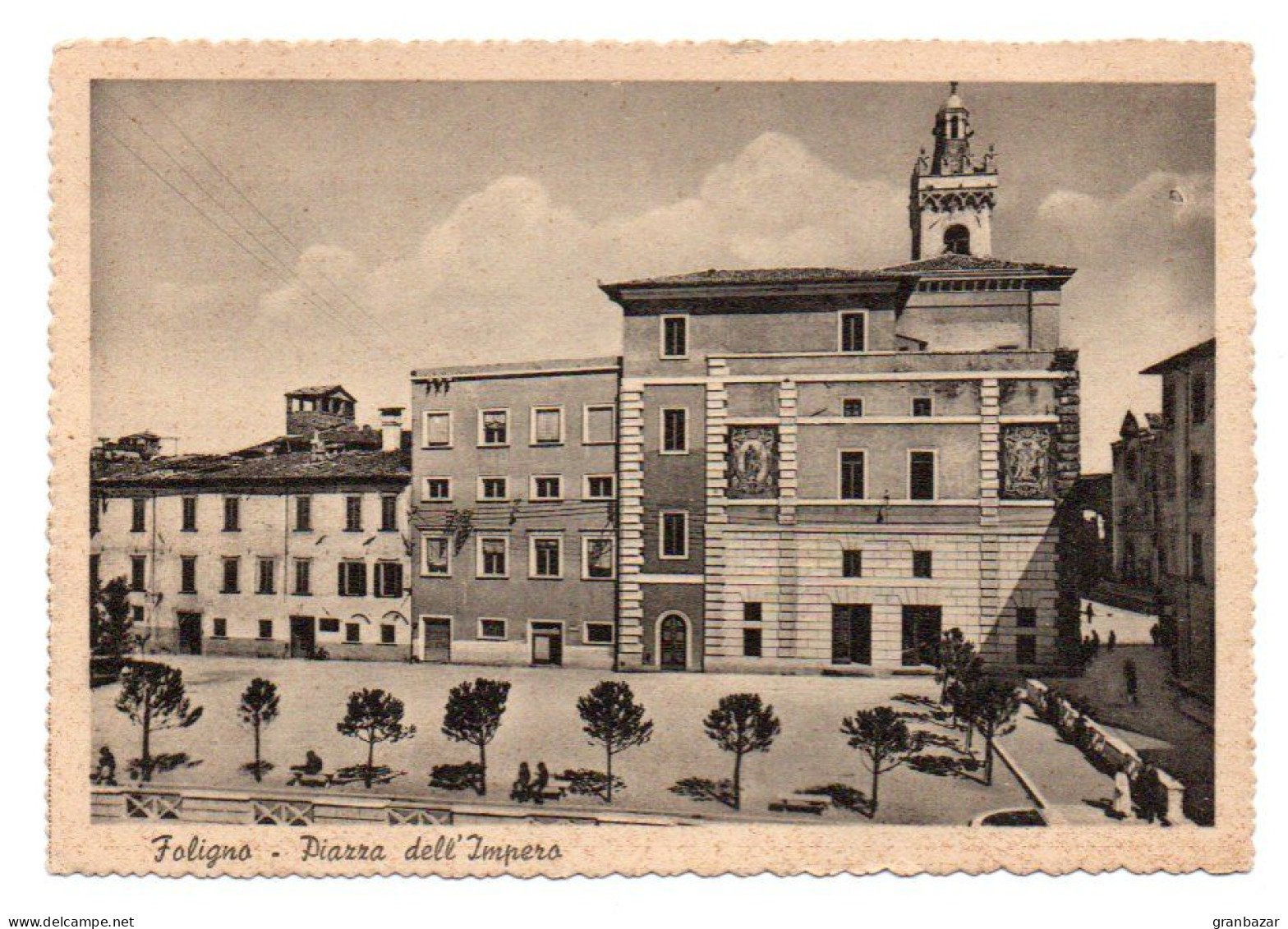 FOLIGNO, PIAZZA DELL'IMPERO, B/N, NON VIAGGIATA      **//** - Foligno