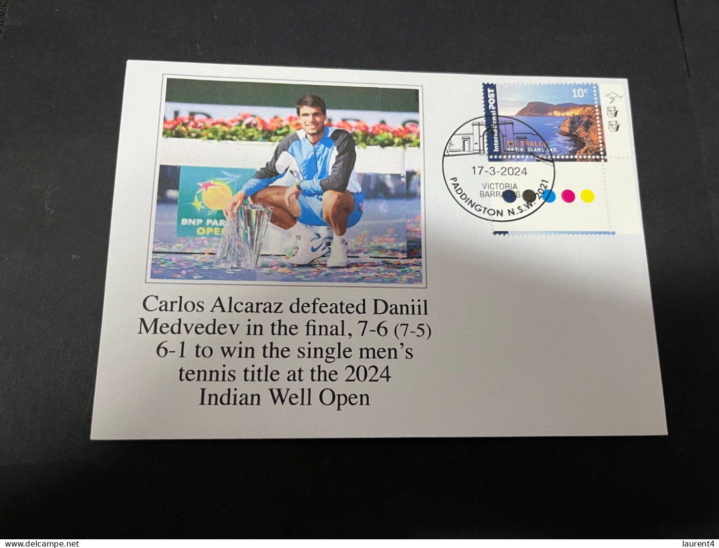21-3-2024 (3 Y 37) Indian Well Open Tennis - Carlos Alcatraz Win Single Men's Tennis Tittle 2024 - Tennis
