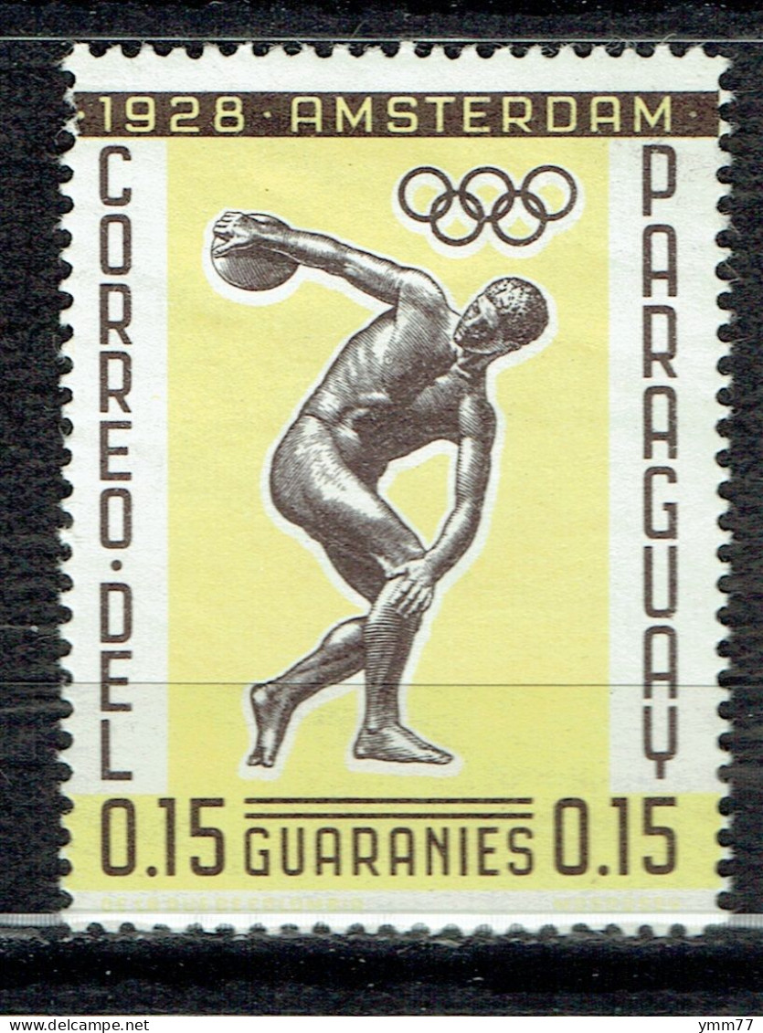 Jeux Olympiques : Amsterdam 1928 - Paraguay