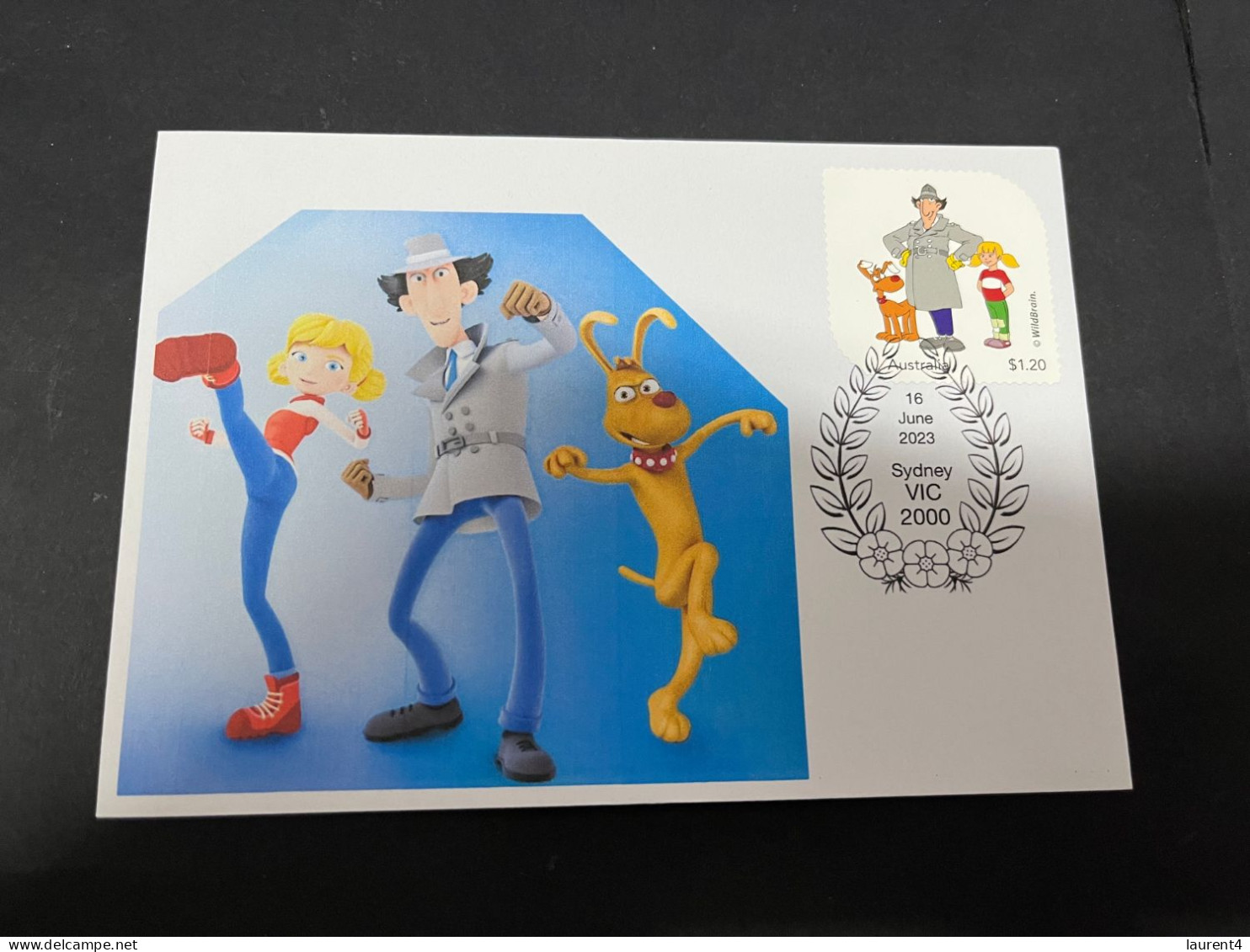 21-3-2024 (21-3-2024) Australia Post - (2023 Stamp Issued 26-6-2023) Inspector Gadget Stamp On Special Cover - Storia Postale