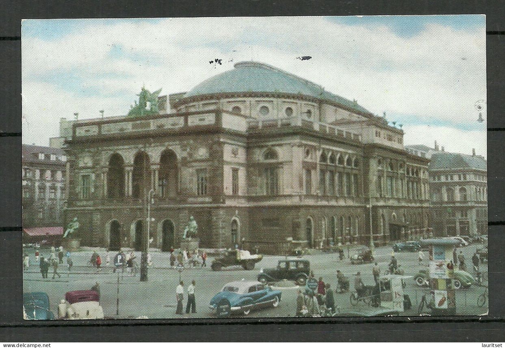 DENMARK 1953 Copenhagen The Royal Theatre, Used, Carl Nielsen Festival Advertising Cachet Werbe-Nebestempel - Denmark