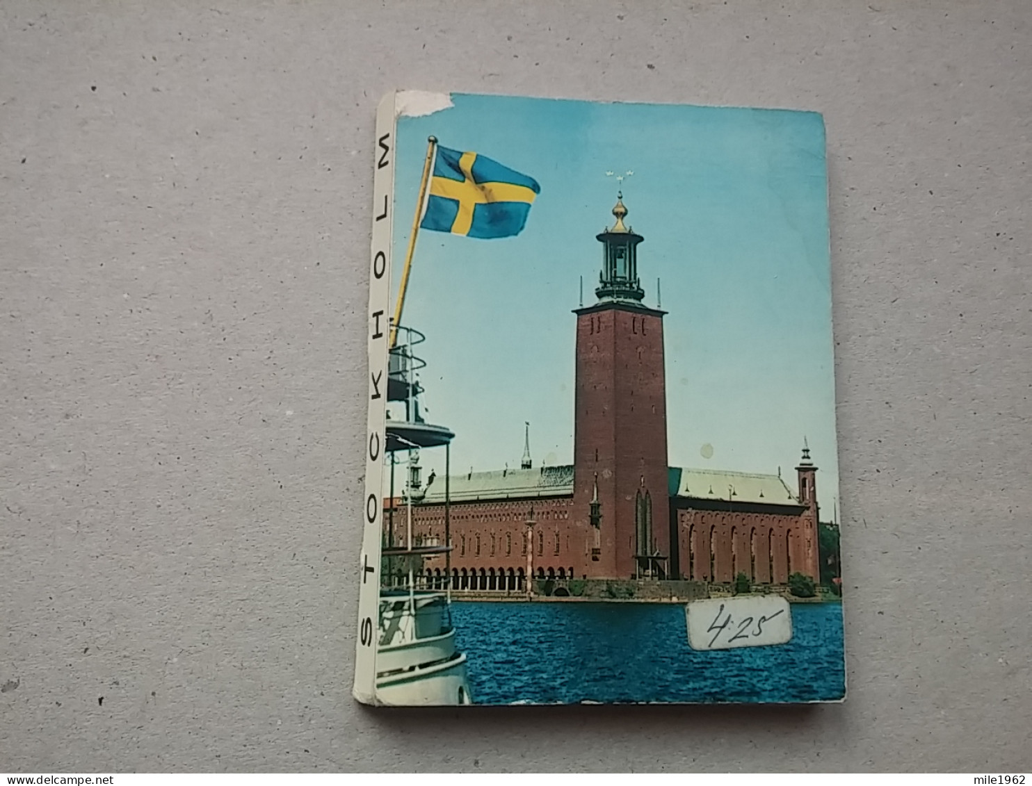 Carnet 1 - STOCKHOLM, SWEDEN, 12 VUES, SOUVENIR 8X11 CM - Suède