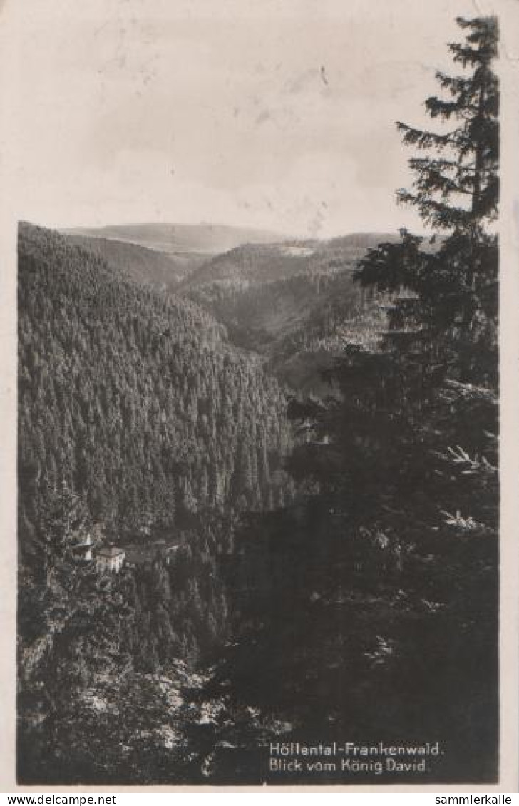 18581 - Bad Steben - Höllental Frankenwald - Blick Vom David - Ca. 1935 - Bad Steben