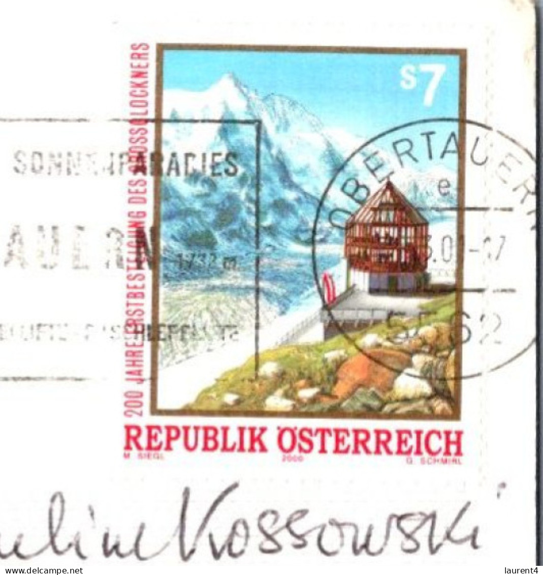 21-3-2024 (3 Y 38) Austria Posted To France (posted To France 2001) Obertauern - Obertauern