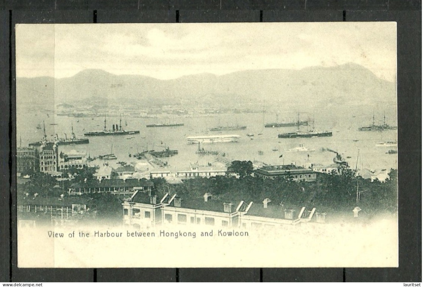 CHINA Hong Kong View Of The Harbour Between Hongkong And Kowloon Published By M. Sternberg Hong Kong, Unused - China (Hongkong)