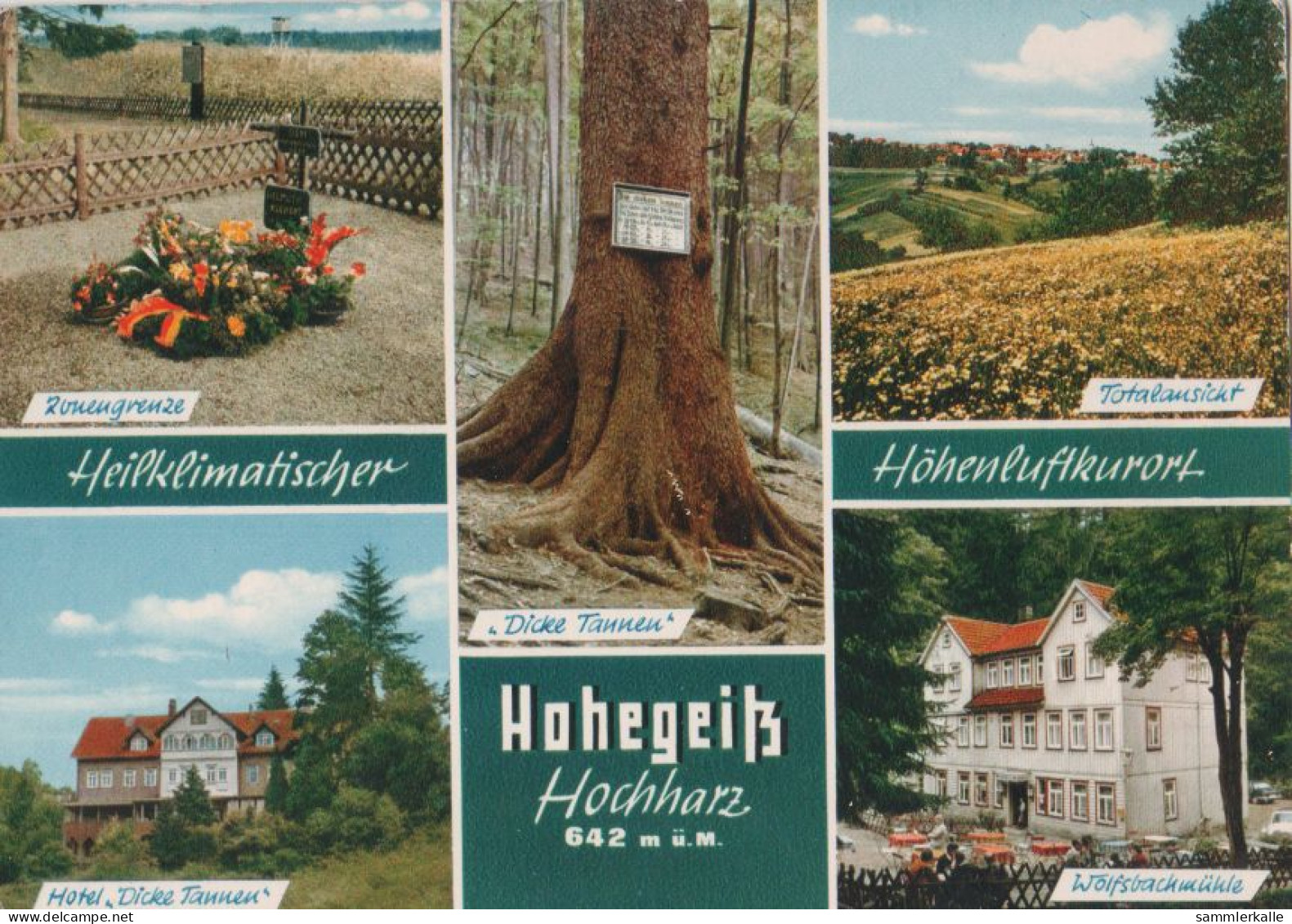 27488 - Hohegeiss - U.a. Wolfsbachmühle - 1965 - Braunlage
