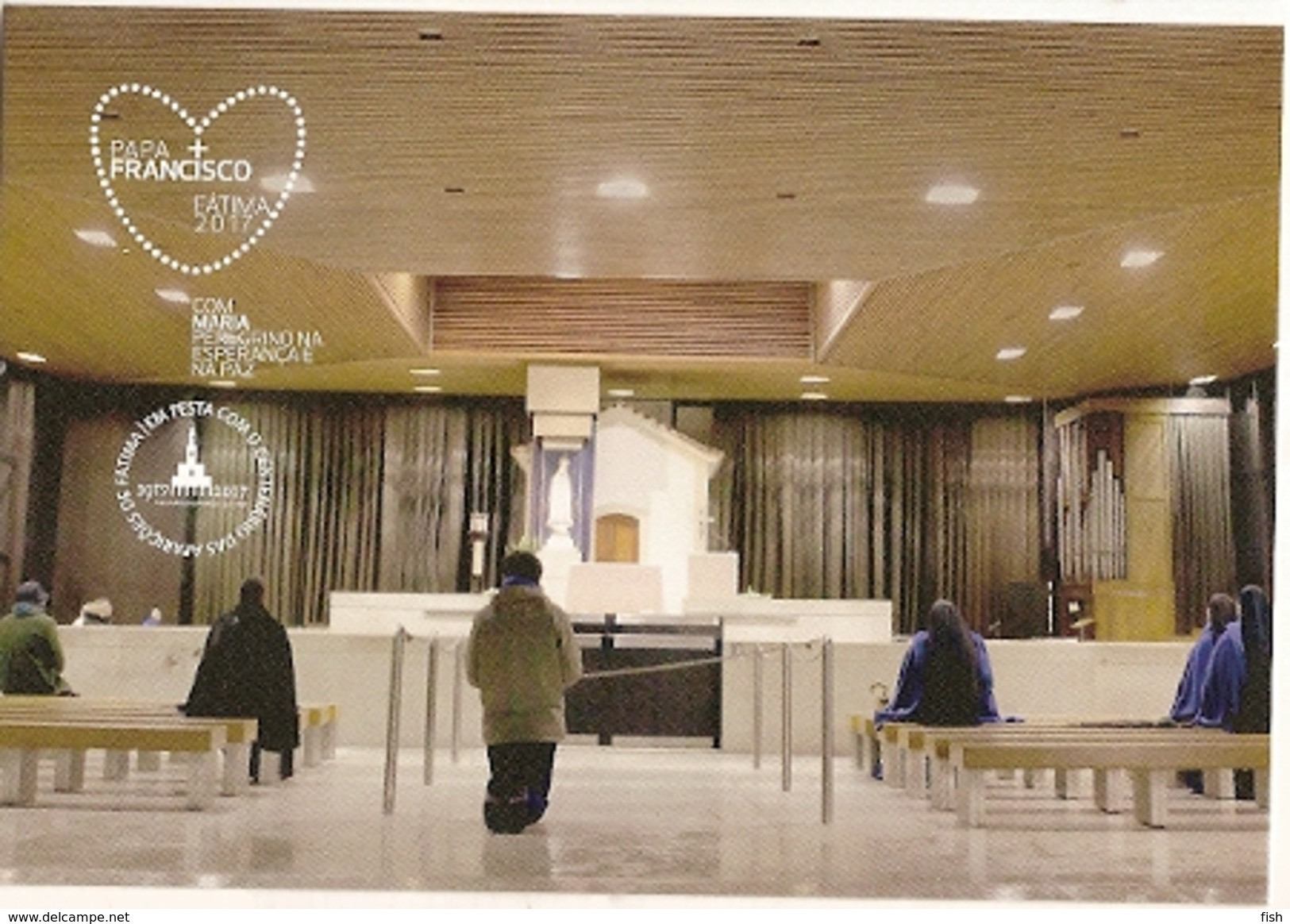 Portugal ** & Postal Stationary, Pope Francis With Mary, Pilgrim In Hope And Peace, Fatima 2017 (869) - Ganzsachen