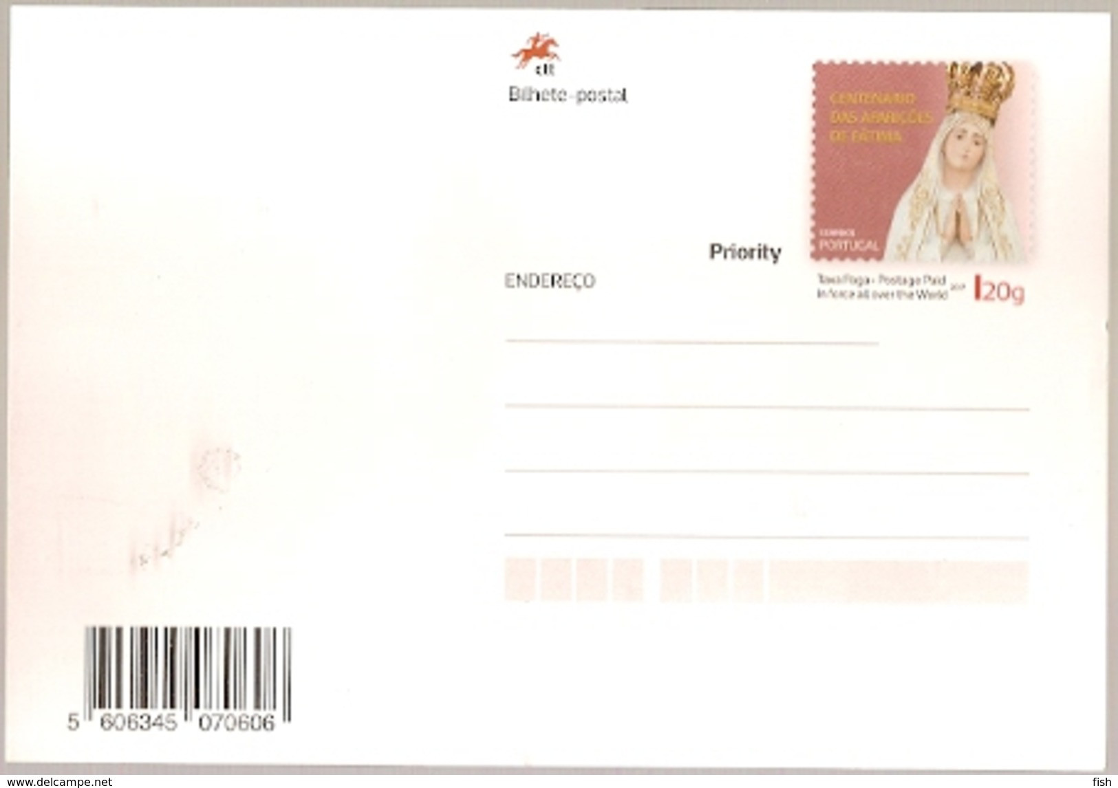Portugal ** & Postal Stationary, Pope Francis With Mary, Pilgrim In Hope And Peace, Fatima 2017 (869) - Ganzsachen