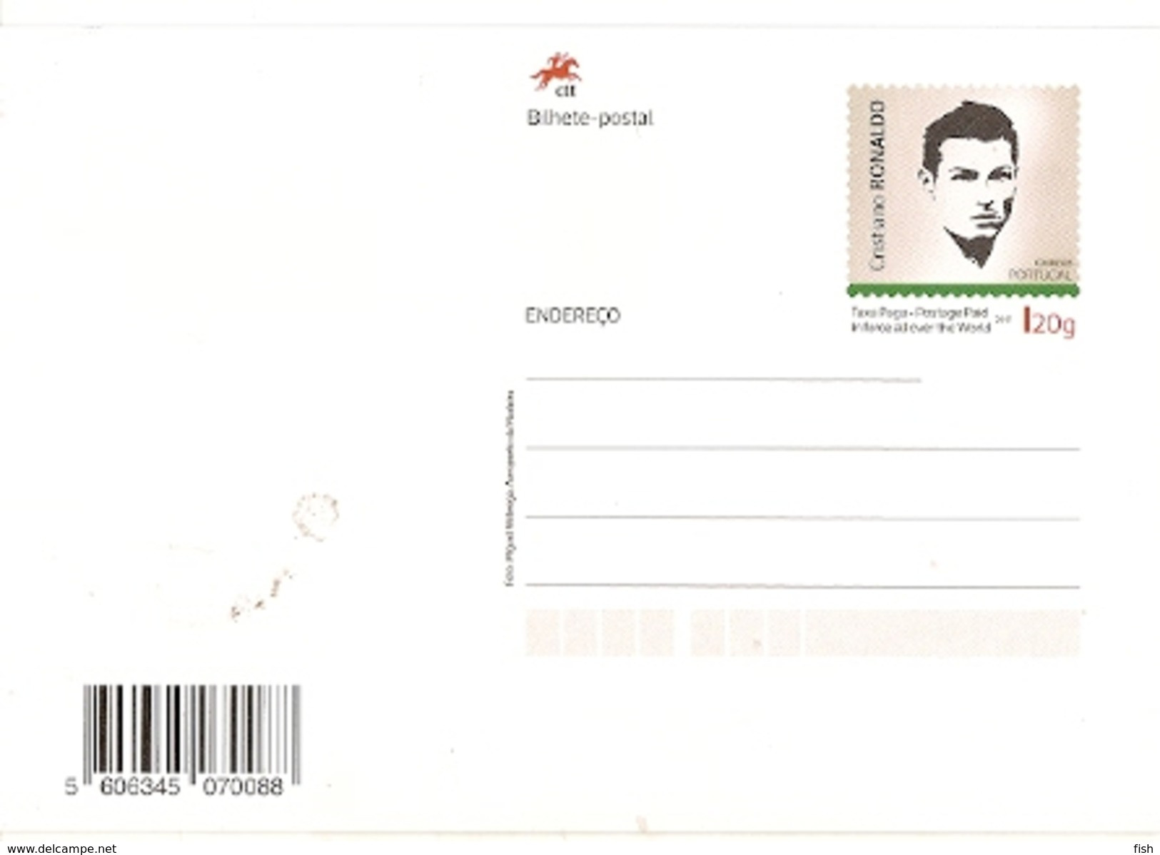 Portugal ** & Postal Stationery, Madeira Airport, Ceremony And Tribute To Cristiano Ronaldo 2017 (6575) - Entiers Postaux
