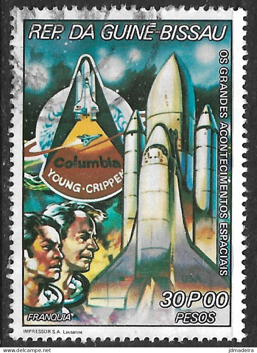 GUINE BISSAU – 1981 Space Events 30P00 Used Stamp - Guinea-Bissau