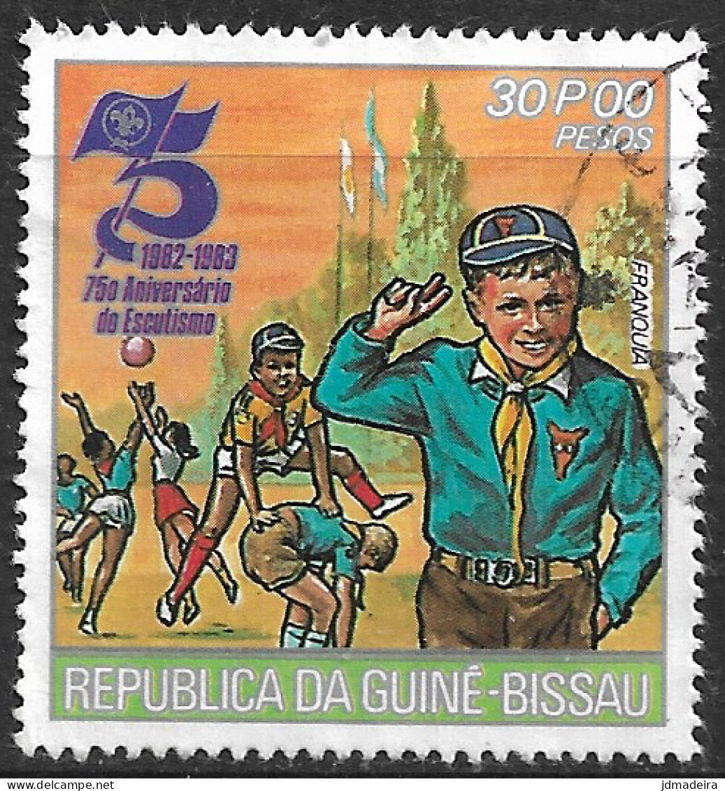 GUINE BISSAU – 1983 Scouting 30P00 Used Stamp - Guinea-Bissau