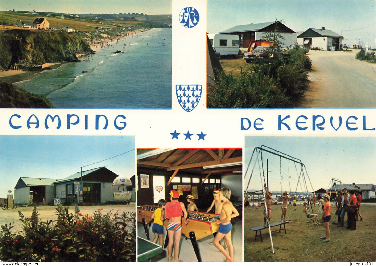 CPSM Plonevez Porzay-Camping De Kervel-RARE     L2765 - Plonévez-Porzay