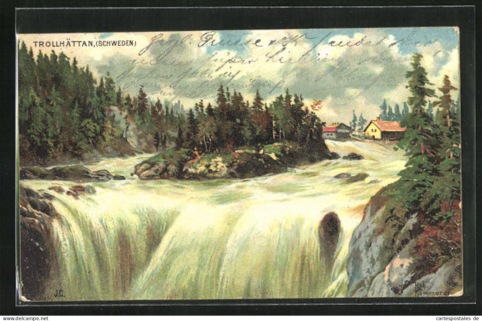 AK Trollhättan, Wasserfall  - Suède
