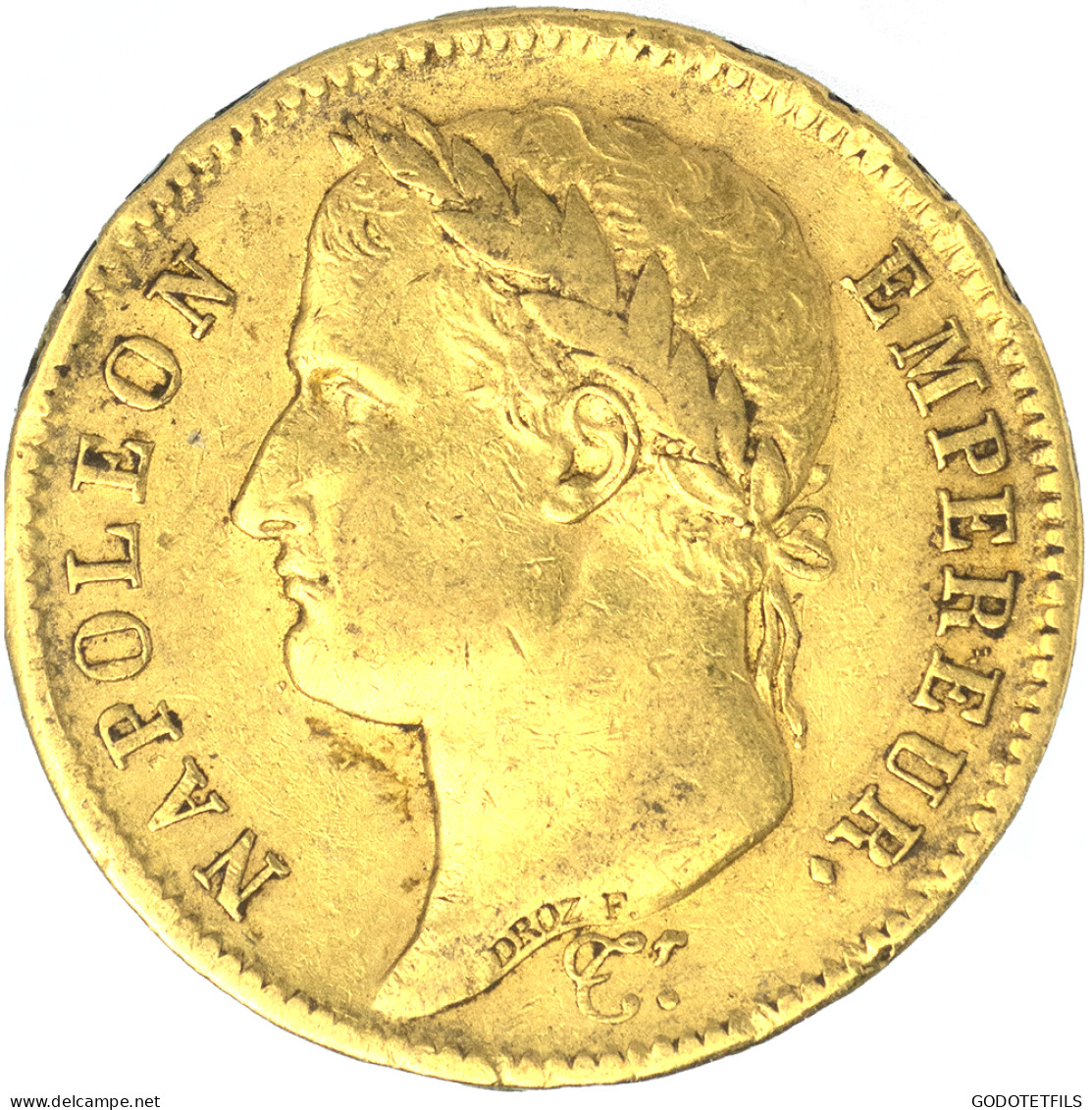 Premier-Empire-40 Francs Napoléon Ier  Tête Laurée 1811 Bordeaux - 40 Francs (gold)