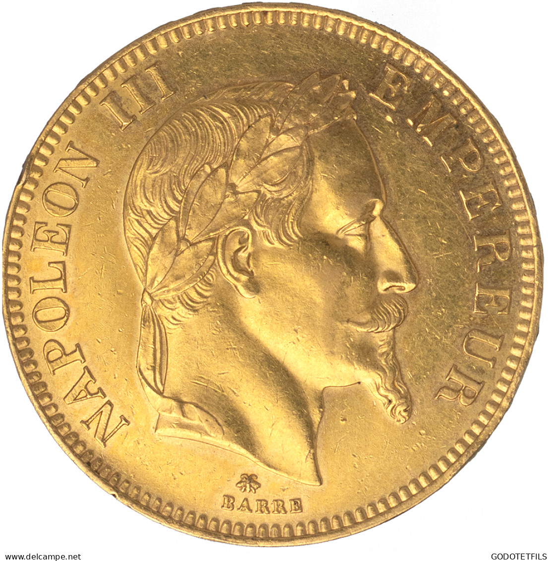 Second-Empire-100 Francs Napoléon III Tête Laurée 1862 Paris - 100 Francs (goud)