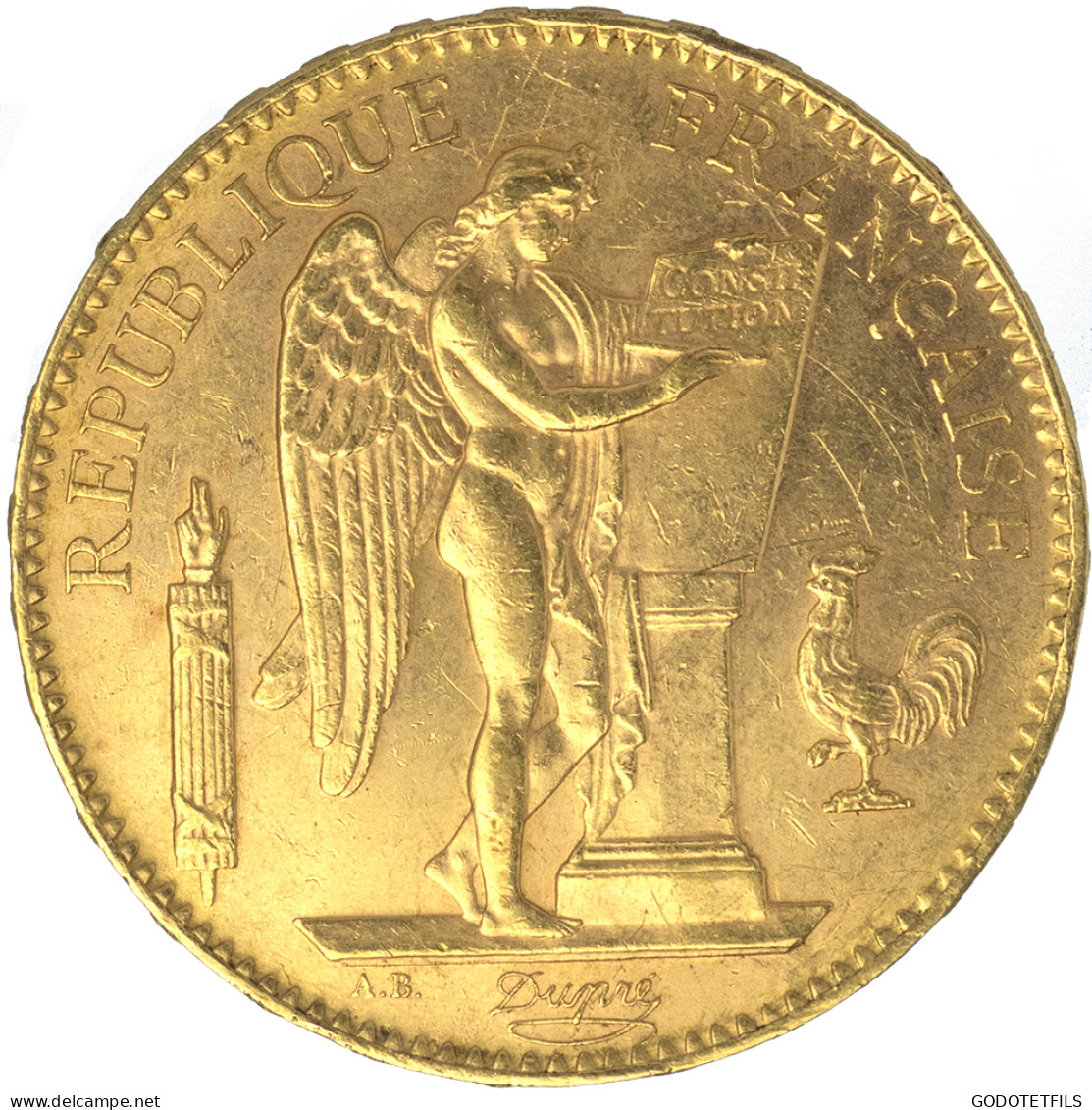 III ème République-100 Francs Génie 1900 Paris - 100 Francs (goud)