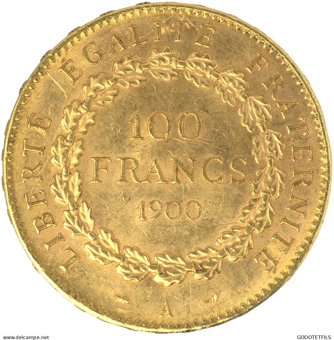 III ème République-100 Francs Génie 1900 Paris - 100 Francs (or)