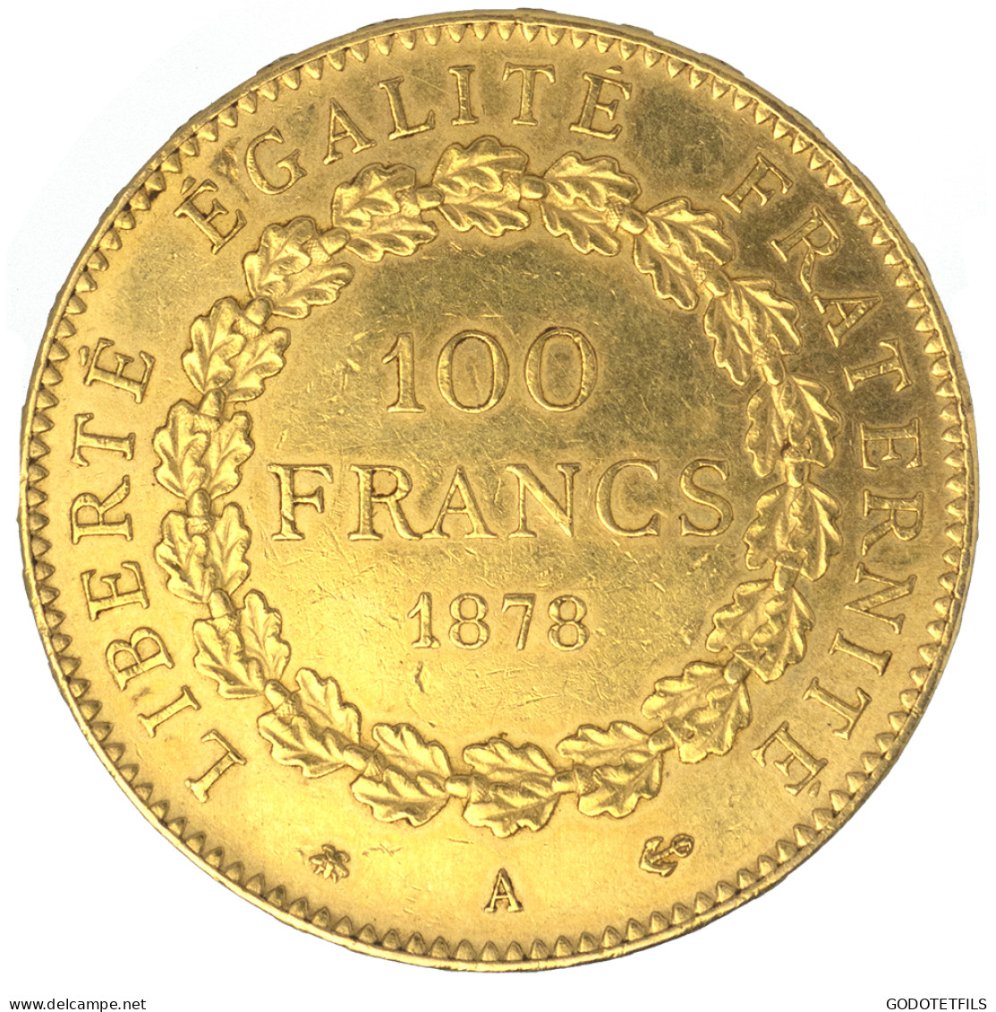 III ème République-100 Francs Génie 1878 Paris - 100 Francs (or)