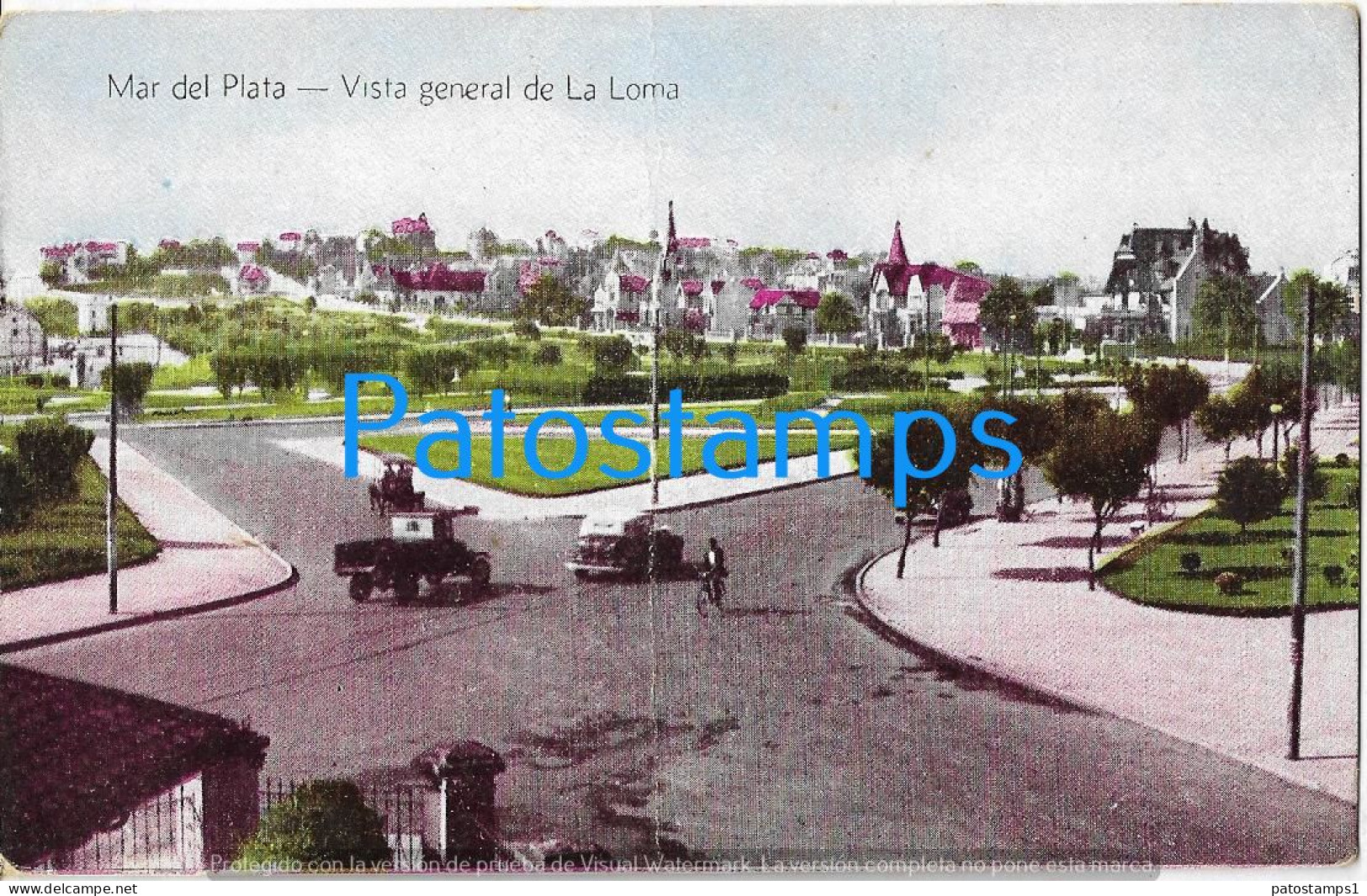 225758 ARGENTINA MAR DEL PLATA VISTA GENERAL DE LA LOMA BREAK ED FALCO Nº 37 POSTAL POSTCARD - Argentine