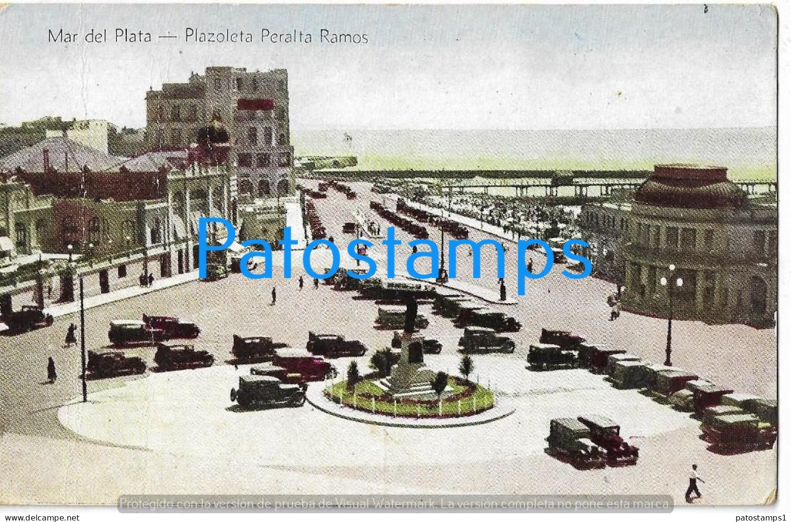 225759 ARGENTINA MAR DEL PLATA PLAZOLETA PERALTA RAMOS ED FALCO Nº 43 POSTAL POSTCARD - Argentine