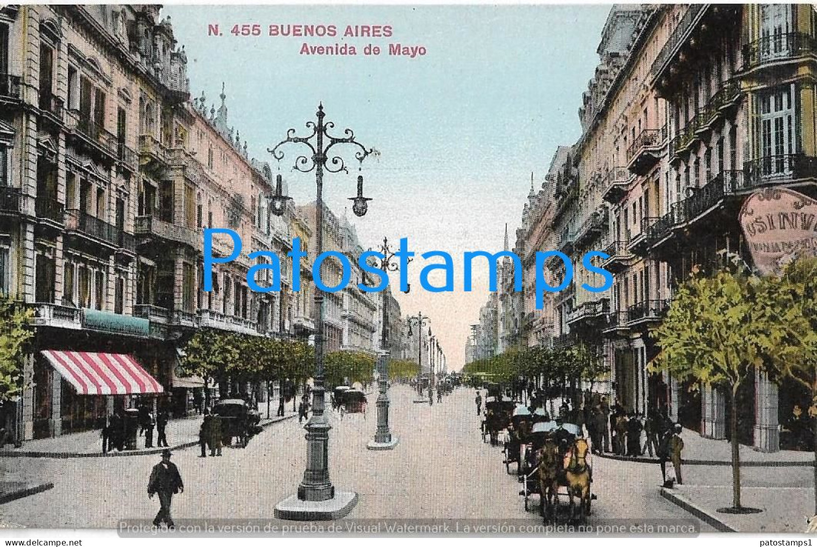 225767 ARGENTINA BUENOS AIRES AVENIDA DE MAYO POSTAL POSTCARD - Argentine