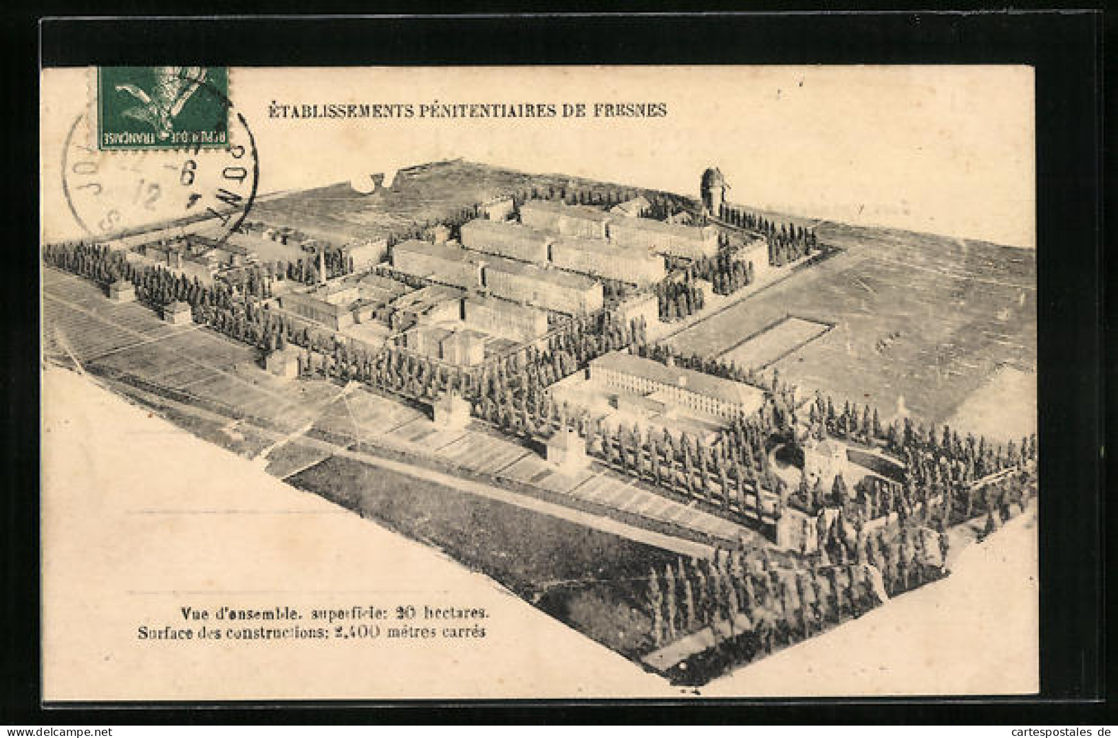 CPA Fresnes, Etablissements Penitentiaires, Vue Générale Des Prisongeländes  - Fresnes