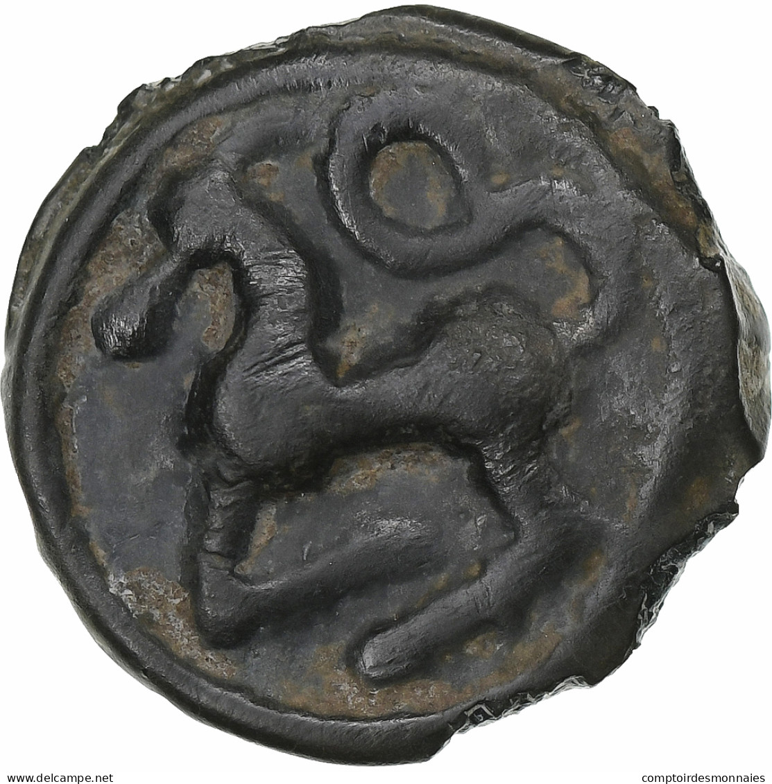 Séquanes, Potin à La Grosse Tête, 80-50 BC, Potin, TTB, Latour:5390 - Gallië