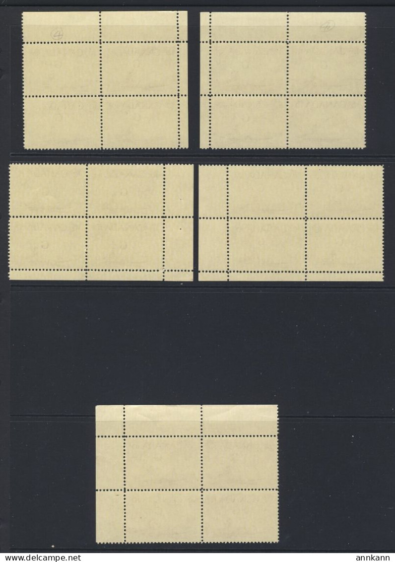 20x Canada G - OP Stamps; 4x Matched Corner Blocks 1x Pl Block GV = $49.50 - Aufdrucksausgaben