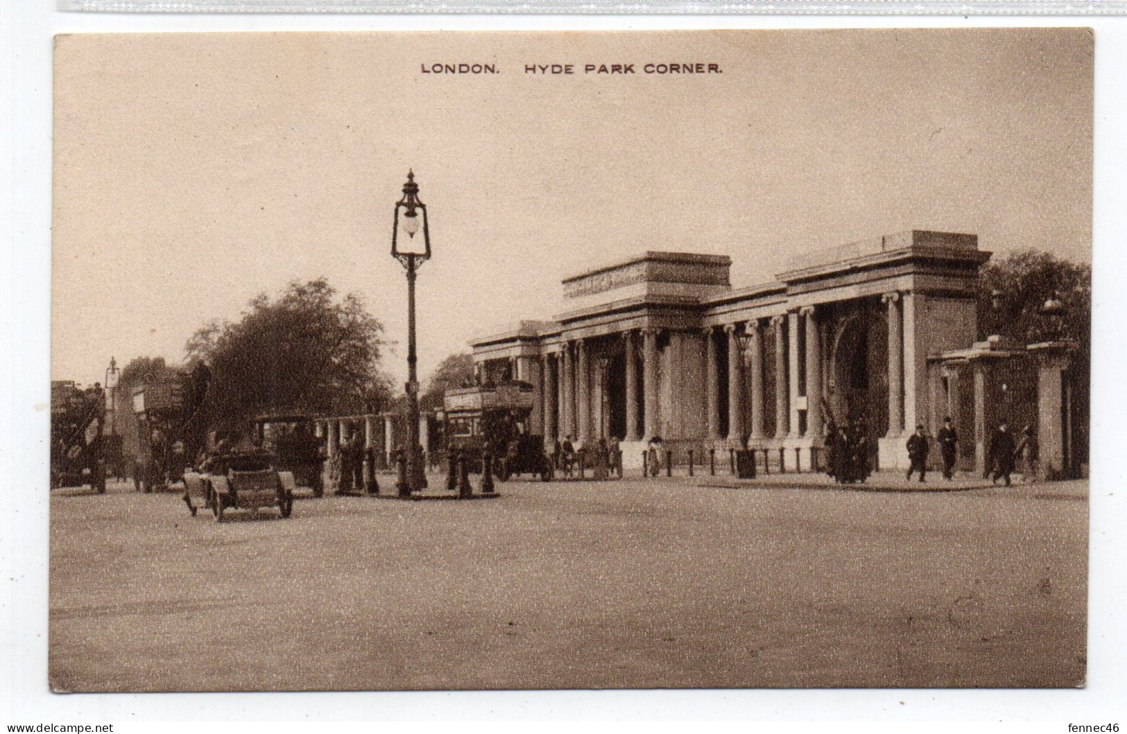 ANGLETERRE - LONDON - Hyde Park Corner - Animée  (I185) - Hyde Park