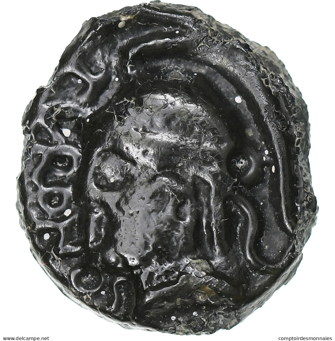 Séquanes, Potin TVRONOS/CANTORIX, 50-30 BC, Potin, TTB+, Delestrée:3259 - Keltische Münzen