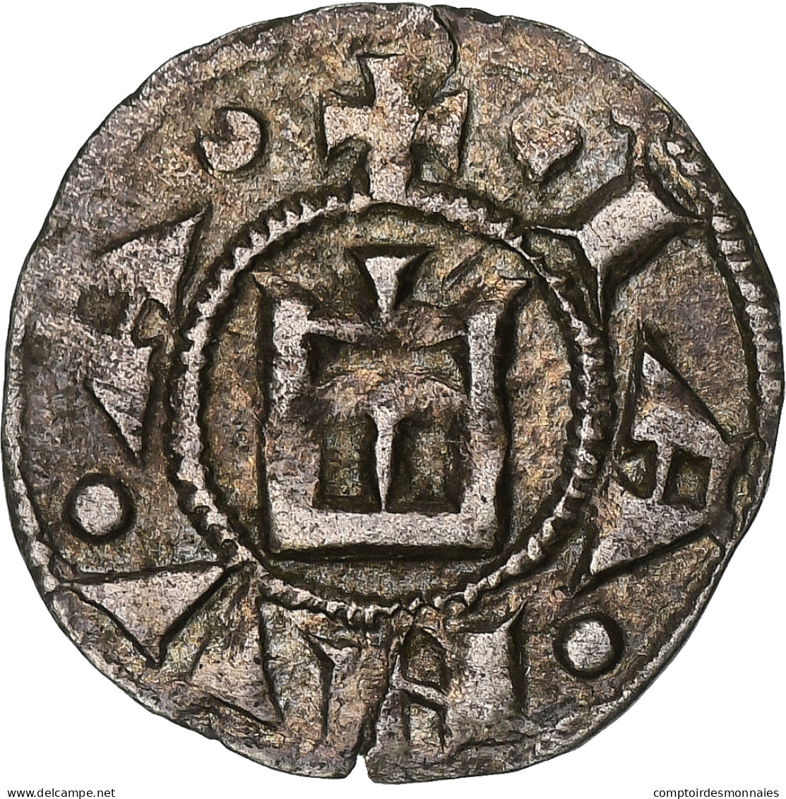 République De Gênes, Denier, 1139-1339, Gênes, Billon, TTB+ - Genova