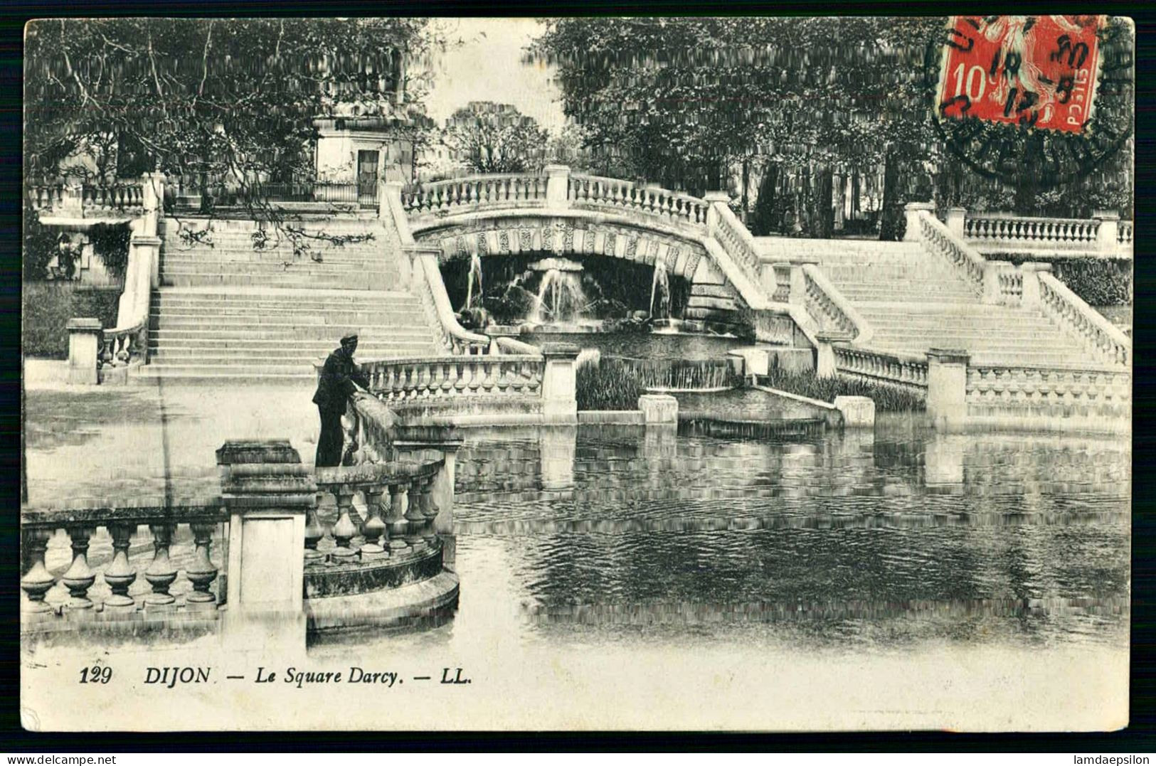 A69  FRANCE CPA DIJON - LE SQUARE DARCY - Collections & Lots