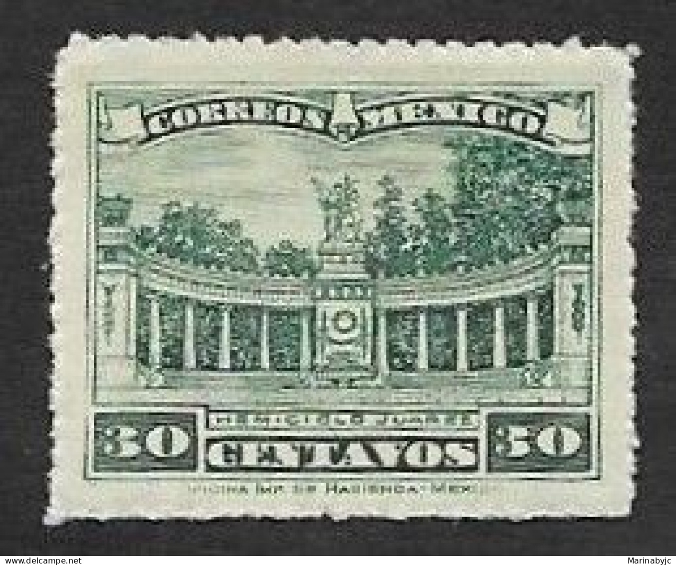 SE)1923 MEXICO STATUE OF JUAREZ, MEXICO 30C SCT 646, MINT - Mexico