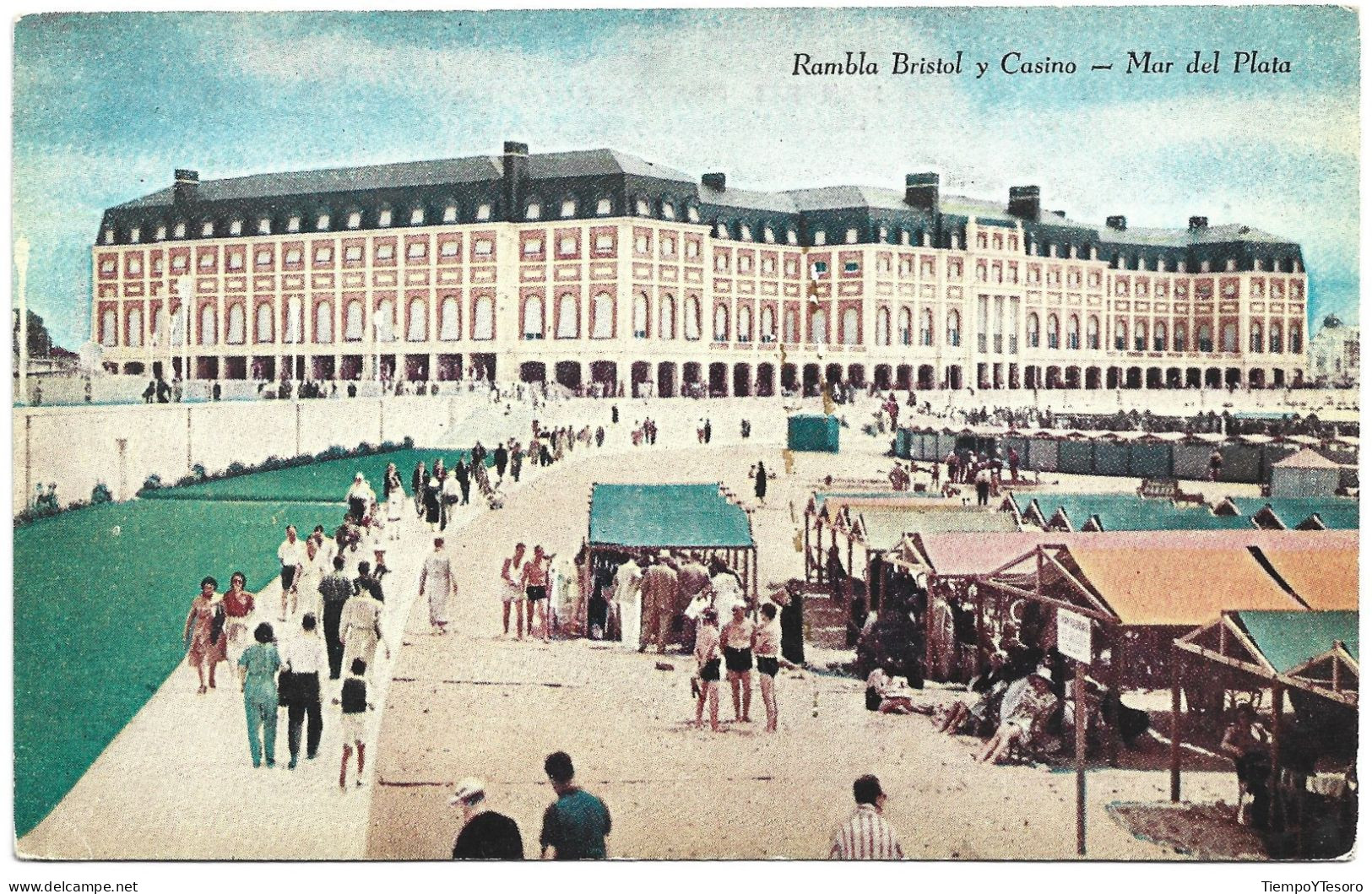 Postcard - Argentina, Mar Del Plata, Rambla Bristol, N°1494 - Argentine