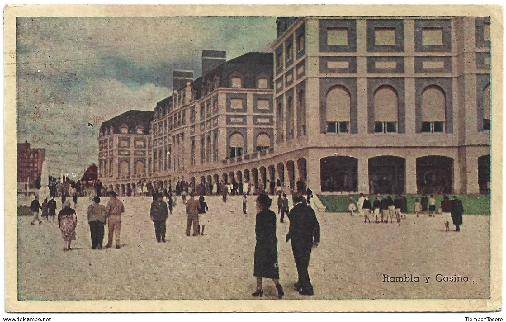 Postcard - Argentina, Mar Del Plata, Rambla & Casino, N°1495 - Argentine