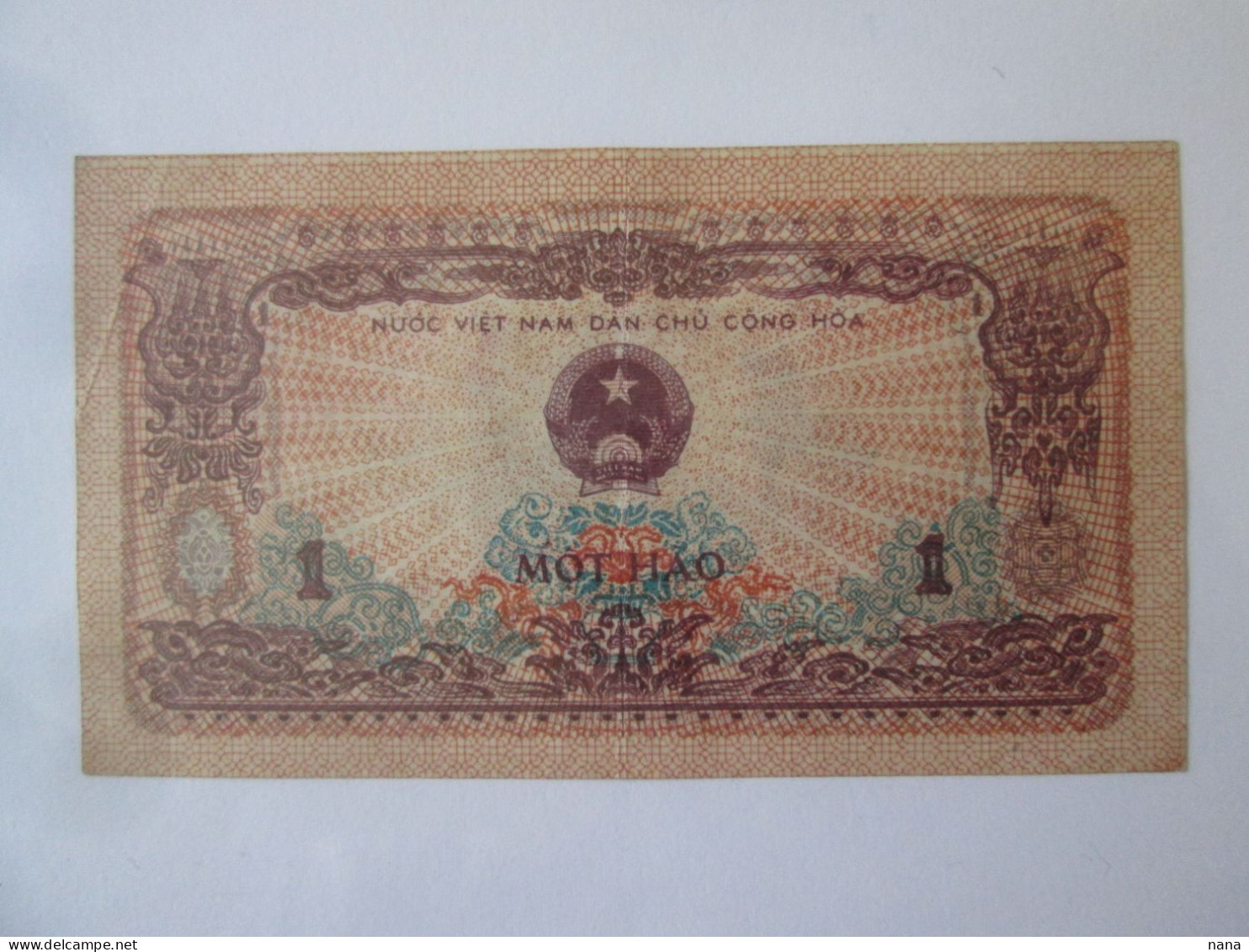 Vietnam 1 Hao 1972 Banknote See Pictures - Viêt-Nam