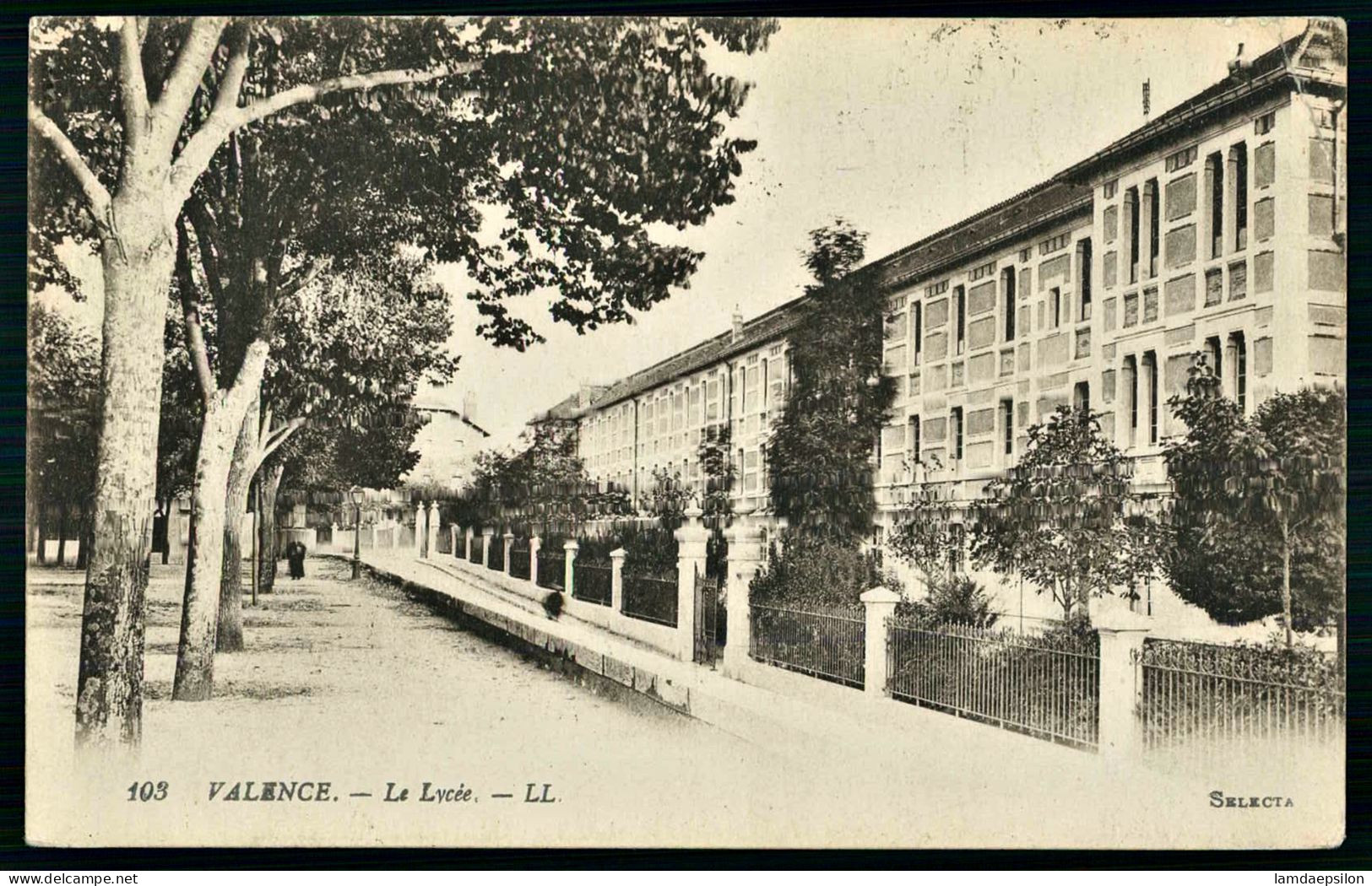 A69  FRANCE CPA VALENCE - LE LYCÉE - Collections & Lots