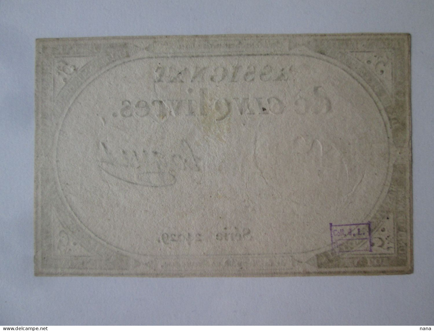 France Assignat De 5 Livres 1793 Serie 24029 Signature Loquet - Assignats & Mandats Territoriaux