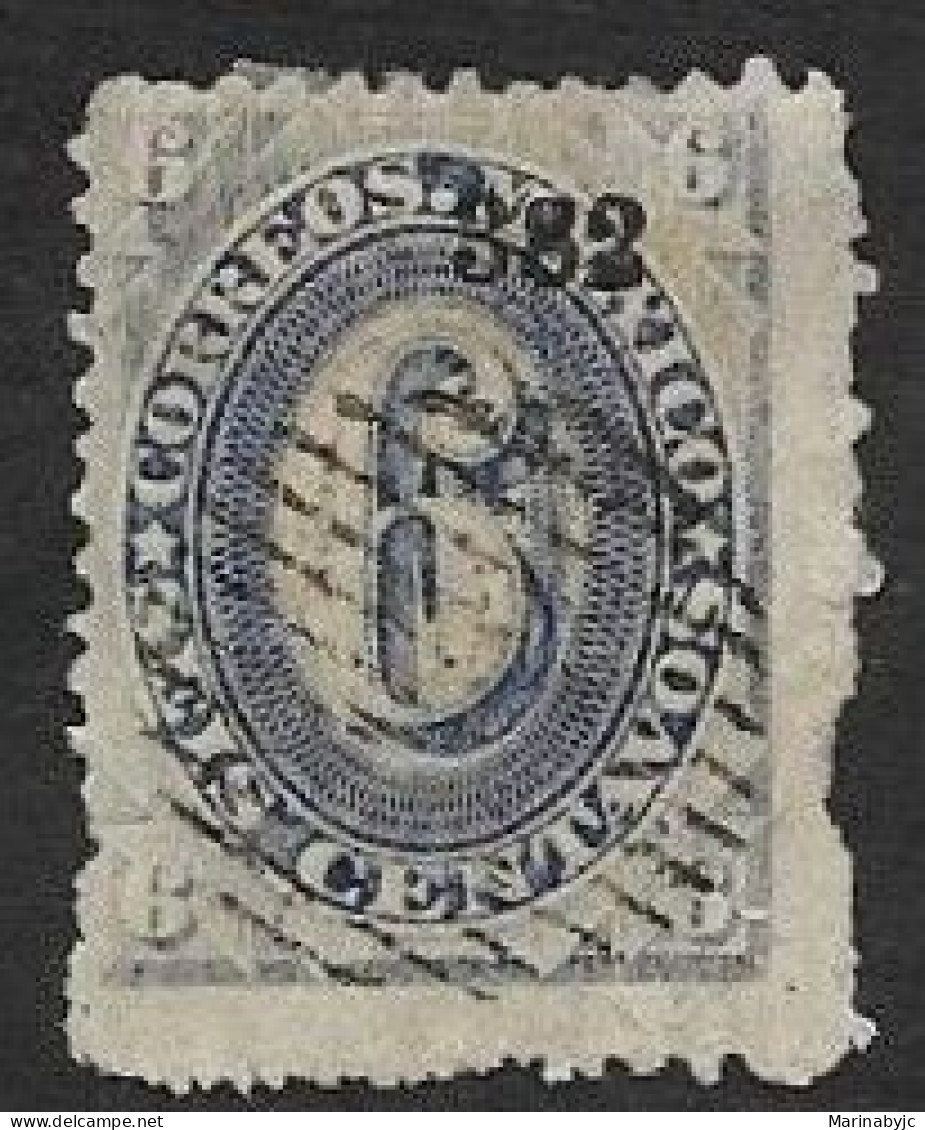 SE)1882-83 MEXICO  OF THE SERIES NUMERALS 5C SCT 148, WITH SPECIAL CANCELLATION - Mexico