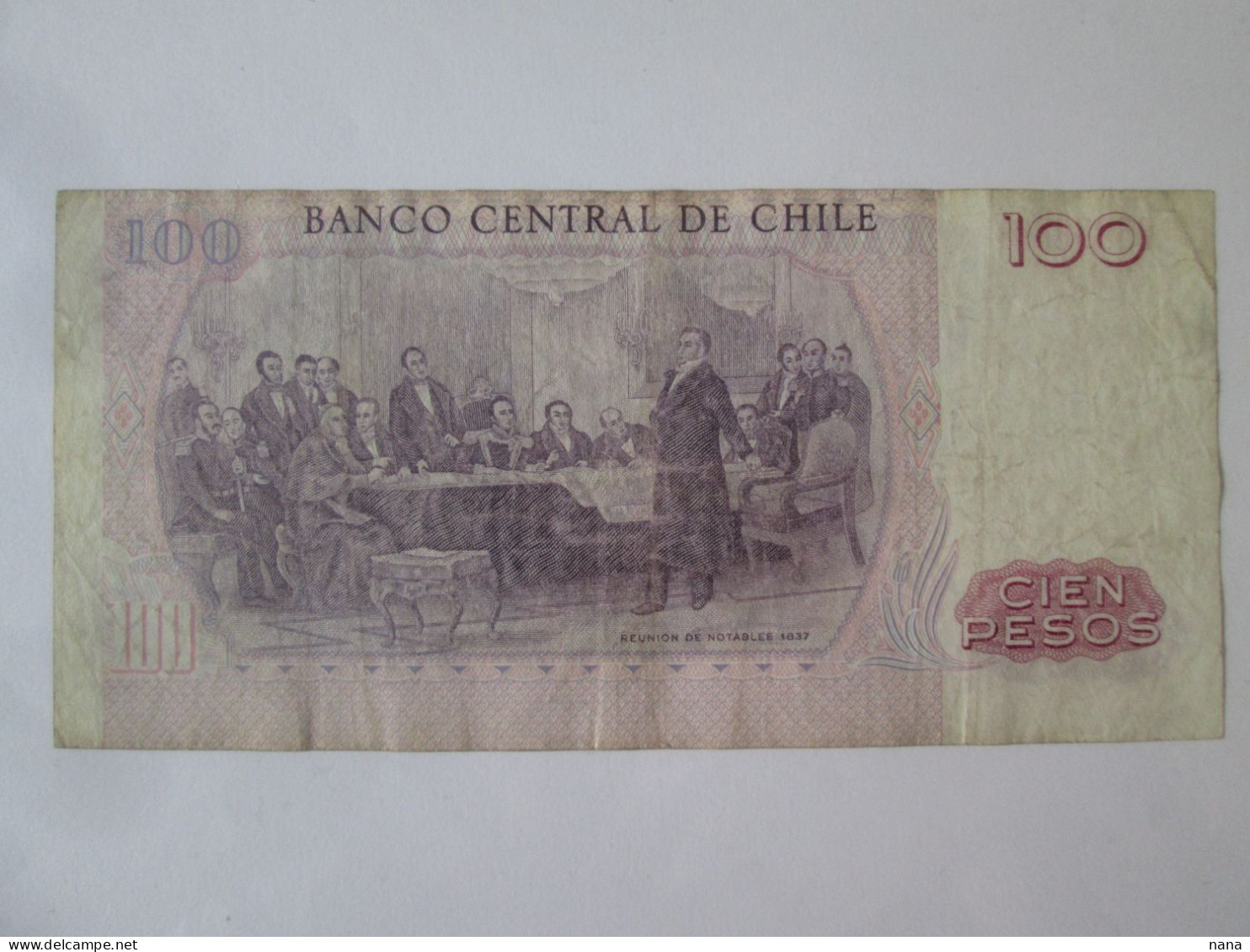 Chile 100 Pesos 1981 Banknote See Pictures - Chili