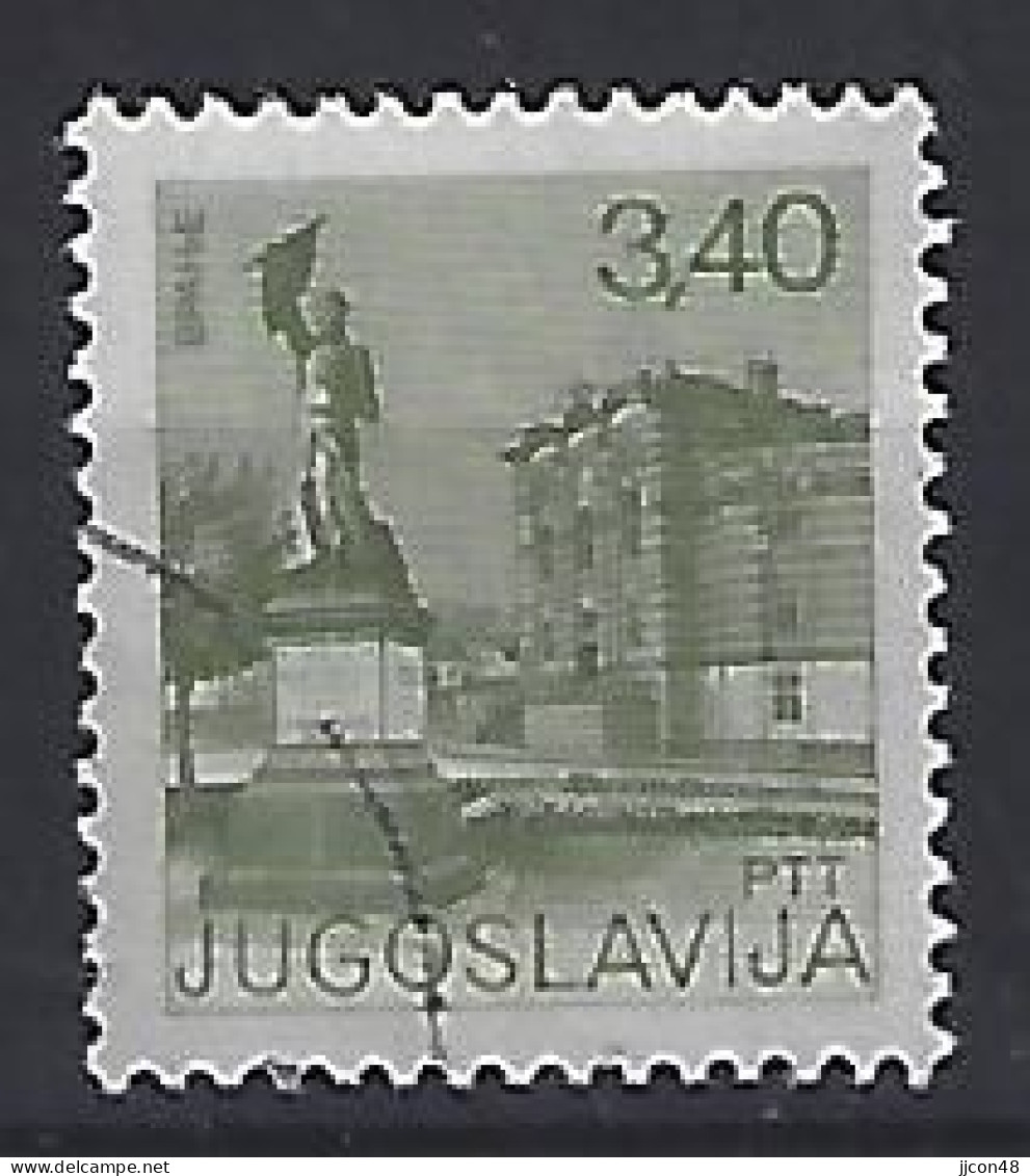 Jugoslavia 1977  Sehenswurdigkeiten (o) Mi.1694 A - Oblitérés