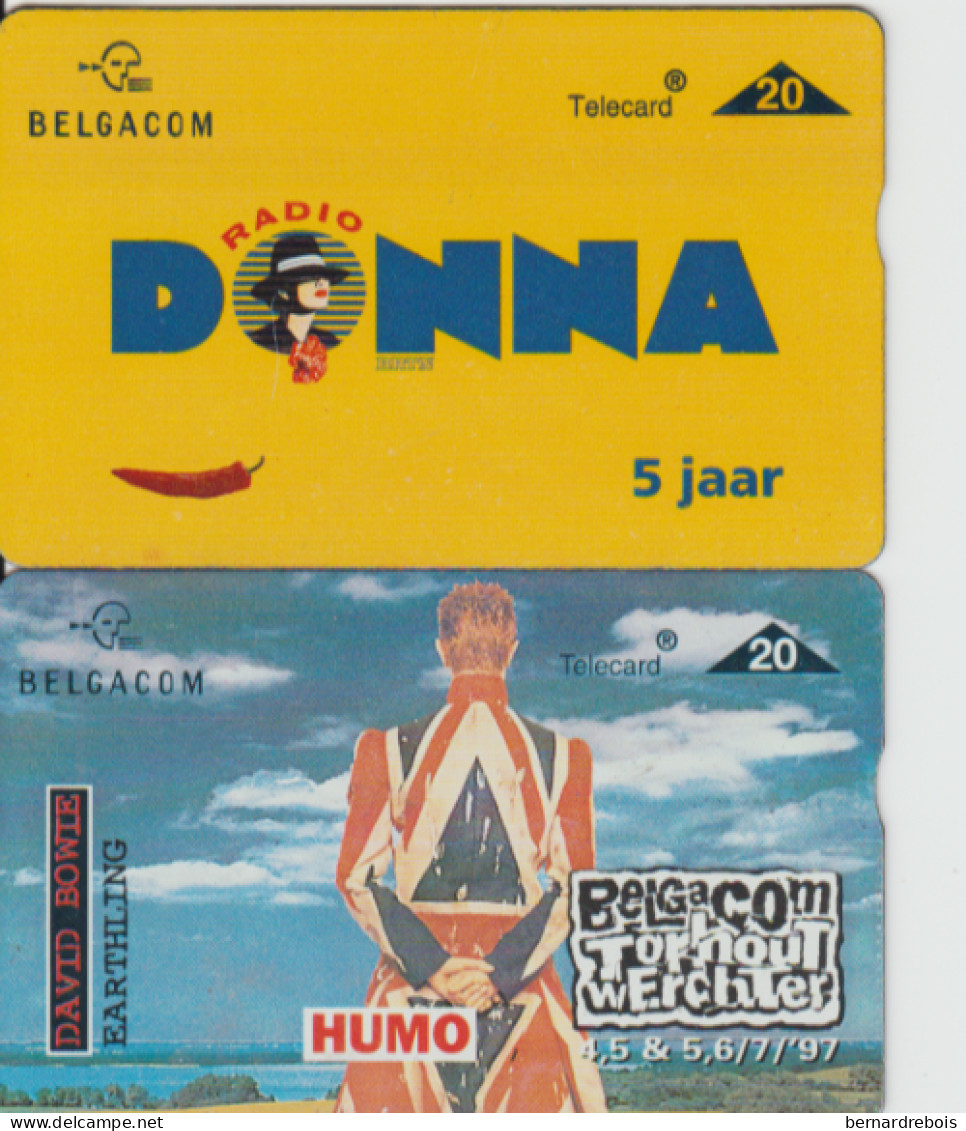 B05 -2 CARTES MAGNETIQUES DE BELGIQUE, Pour 1 Euro - Senza Chip
