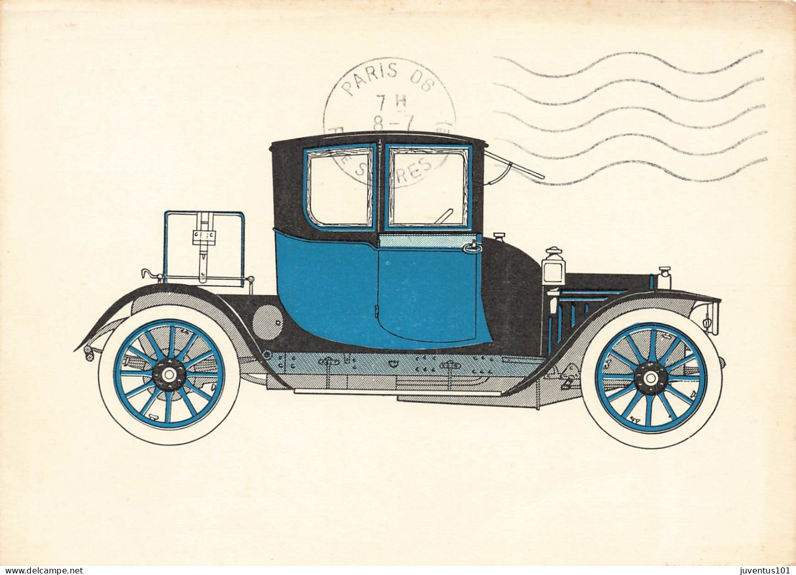 CPSM La Voiture De Papa-Panhard Et Levassor-Timbre    L2767 - PKW